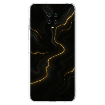 Picasee διαφανής θήκη σιλικόνης Xiaomi Redmi Note 9S - Thunder