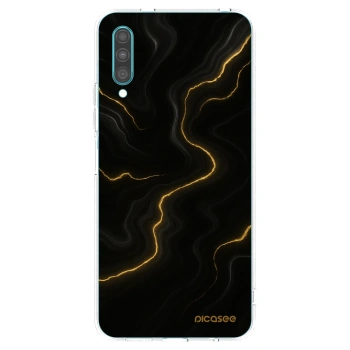 Picasee διαφανής θήκη σιλικόνης Samsung Galaxy A30s A307F - Thunder