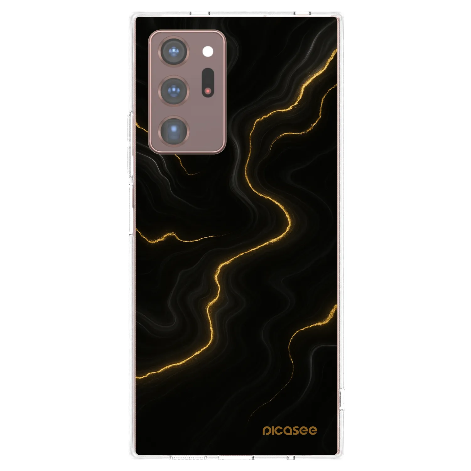 Picasee διαφανής θήκη σιλικόνης Samsung Galaxy Note 20 Ultra - Thunder