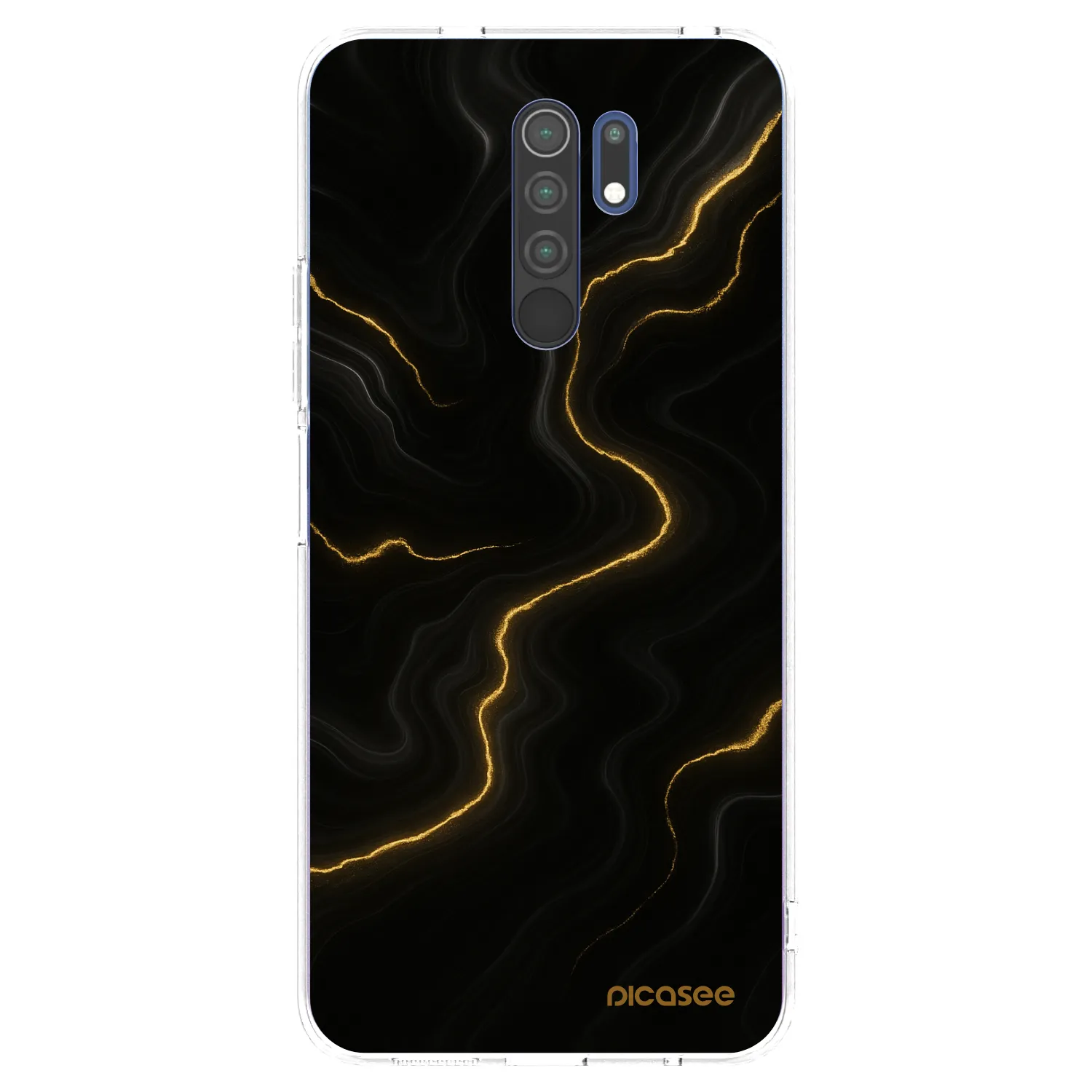 Picasee διαφανής θήκη σιλικόνης Xiaomi Redmi 9 - Thunder