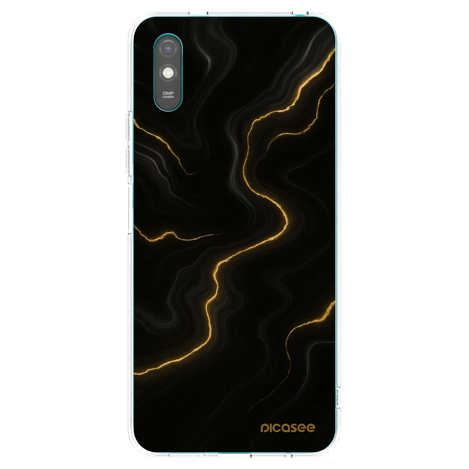 Picasee διαφανής θήκη σιλικόνης Xiaomi Redmi 9A - Thunder