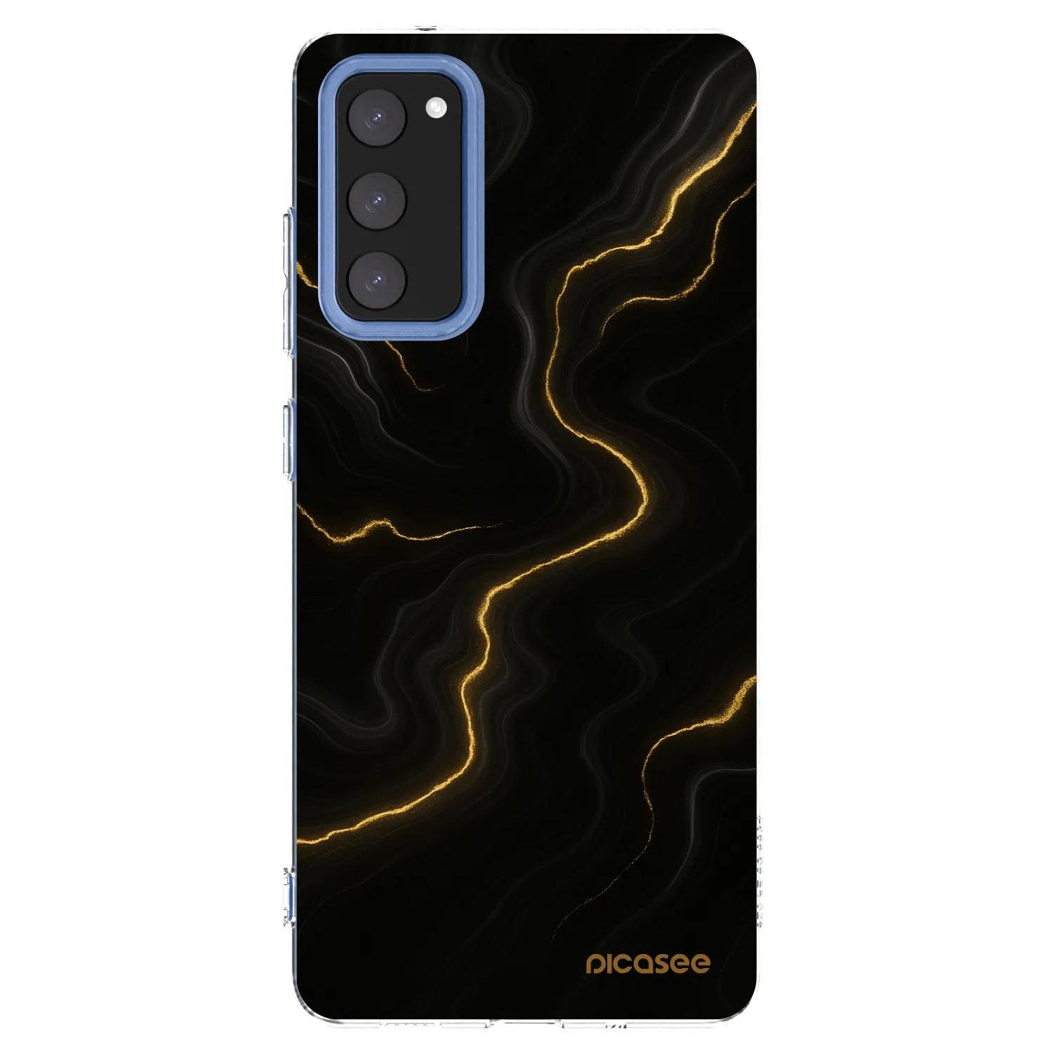 Picasee διαφανής θήκη σιλικόνης Samsung Galaxy S20 FE - Thunder