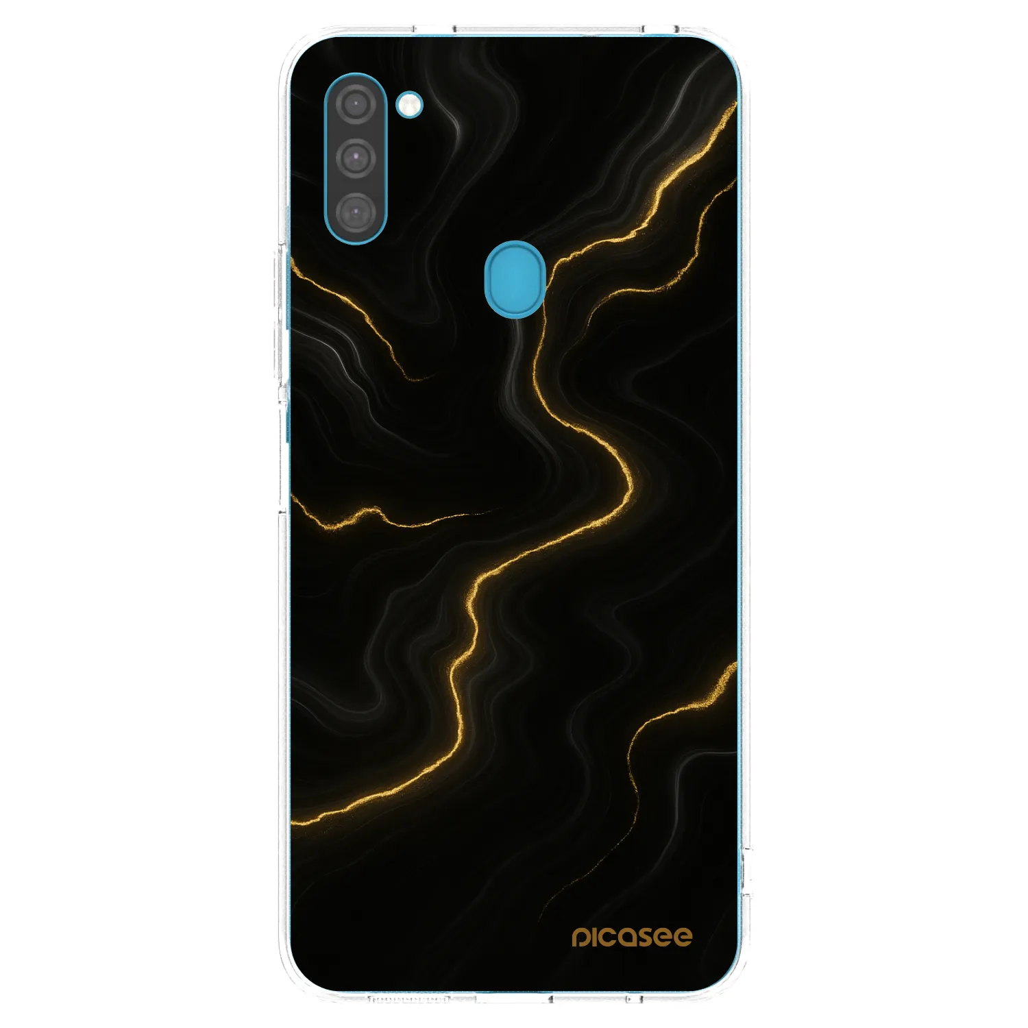 Picasee διαφανής θήκη σιλικόνης Samsung Galaxy M11 - Thunder