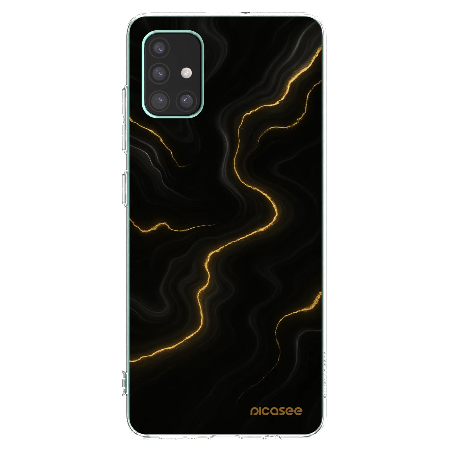 Picasee διαφανής θήκη σιλικόνης Samsung Galaxy M51 M515F - Thunder