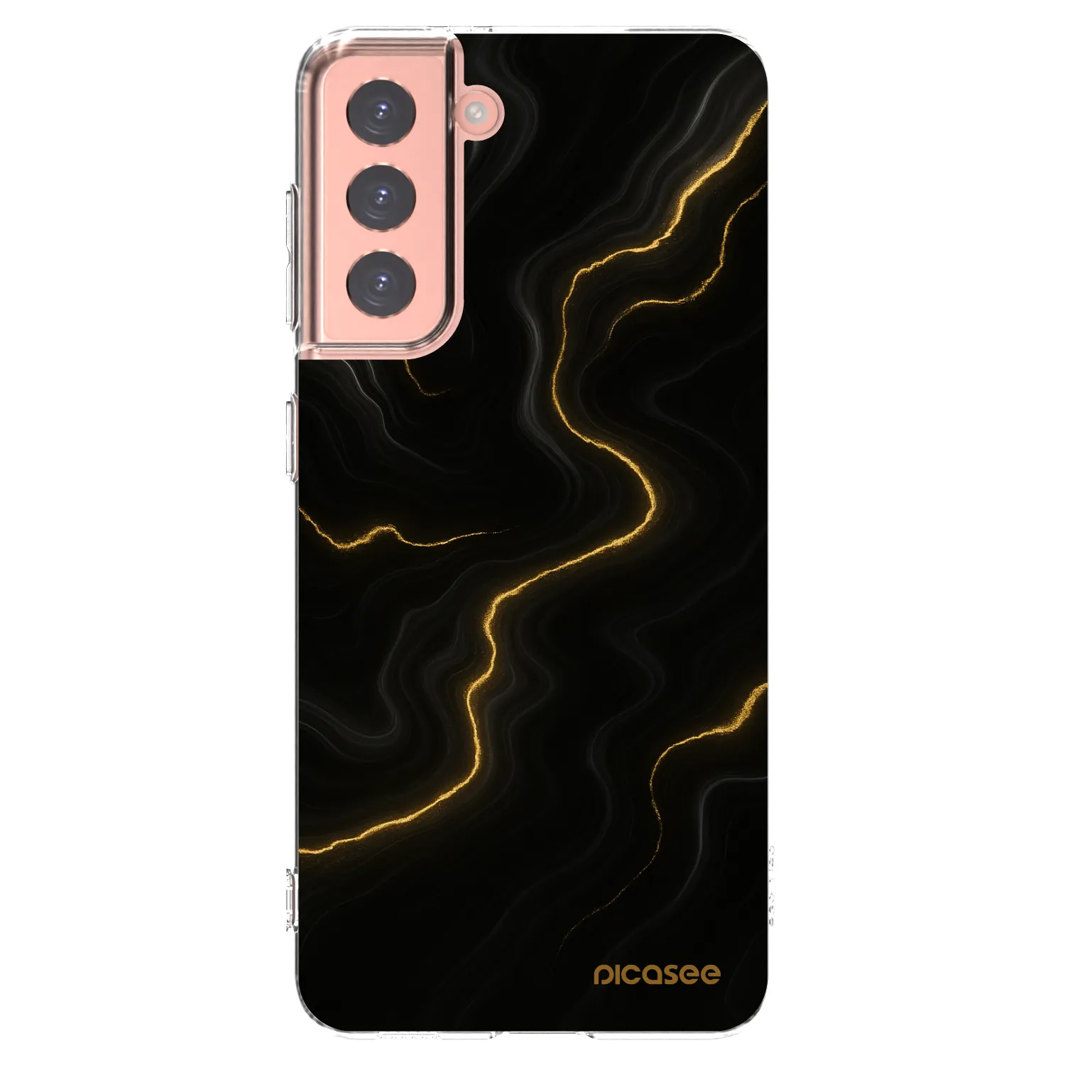 Picasee διαφανής θήκη σιλικόνης Samsung Galaxy S21 5G G991B - Thunder