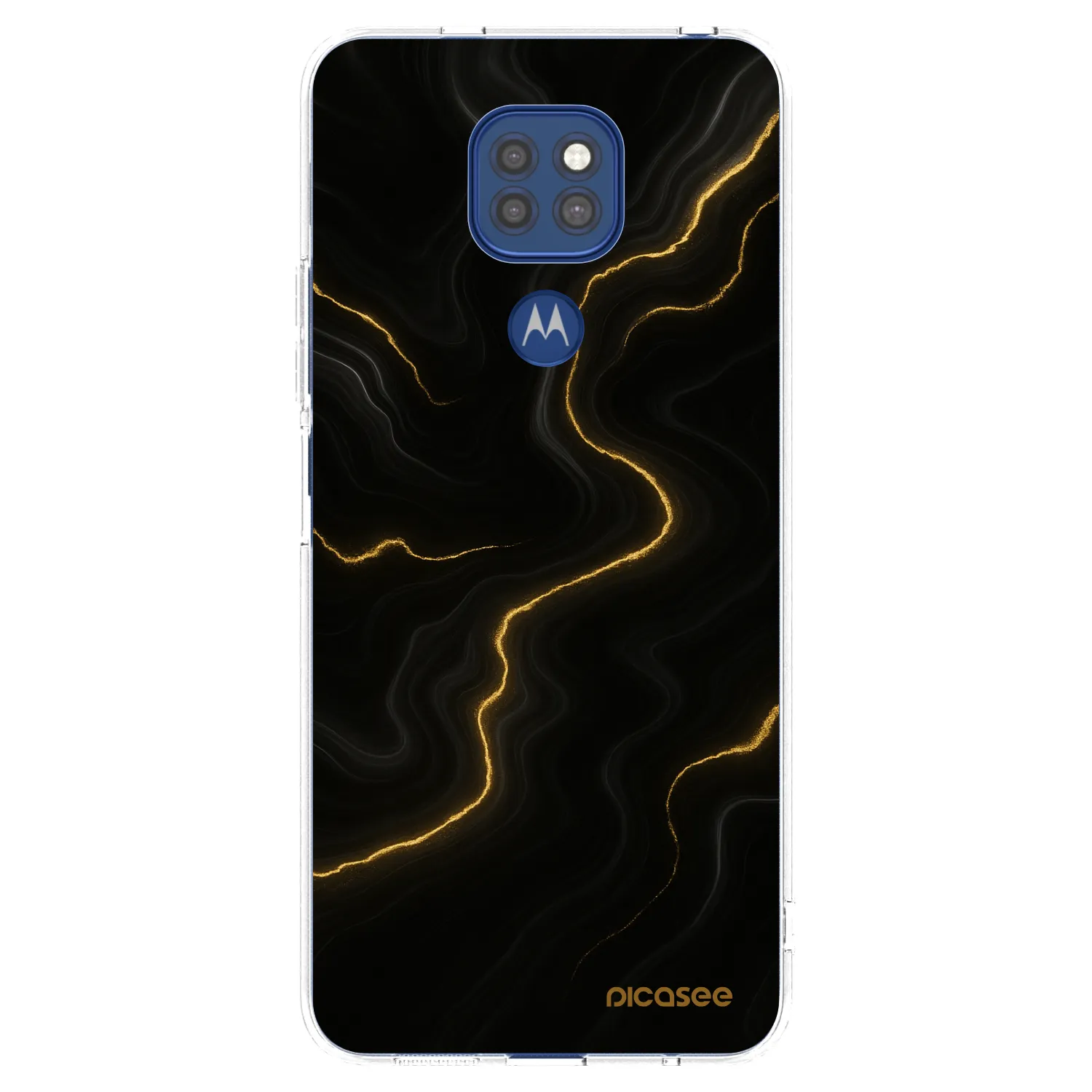 Picasee διαφανής θήκη σιλικόνης Motorola Moto G9 Play - Thunder