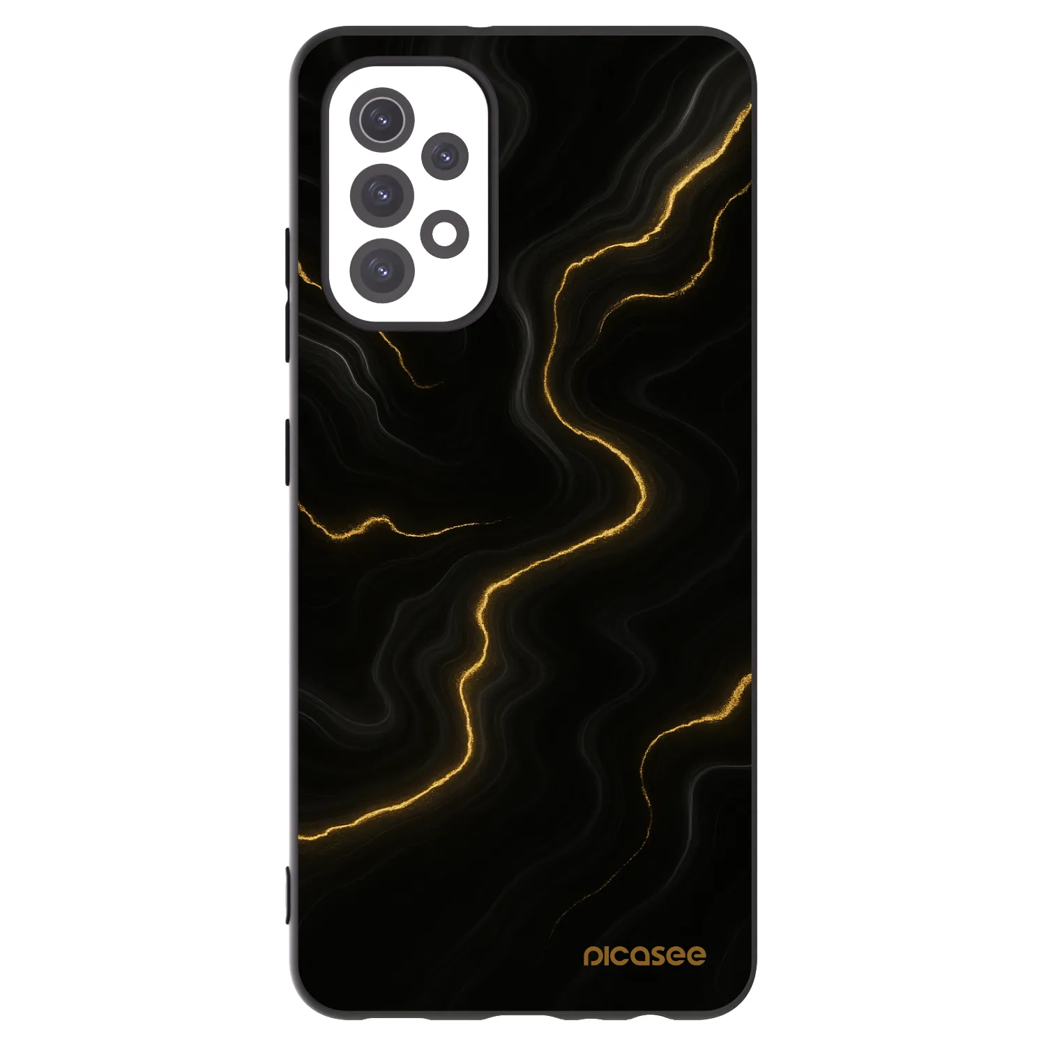 Picasee Μαύρη θήκη σιλικόνης για Samsung Galaxy A32 5G A326B - Thunder