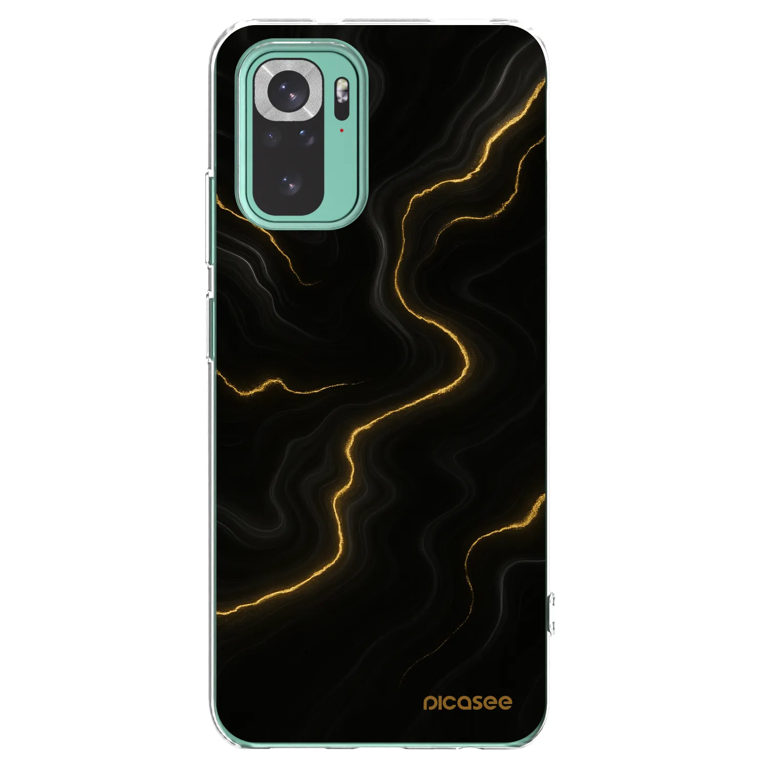 Picasee διαφανής θήκη σιλικόνης Xiaomi Redmi Note 10 Pro - Thunder