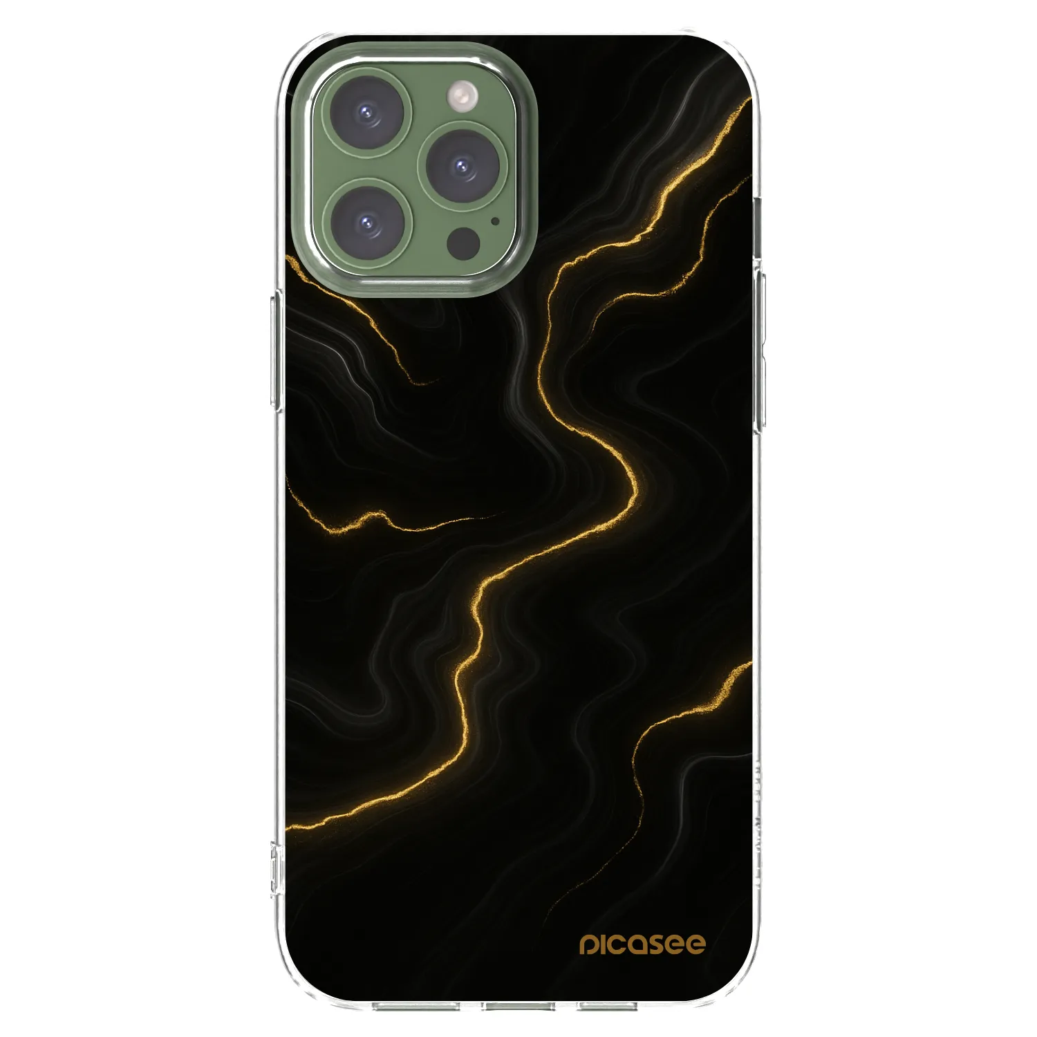 Picasee διαφανής θήκη σιλικόνης Apple iPhone 13 Pro Max - Thunder