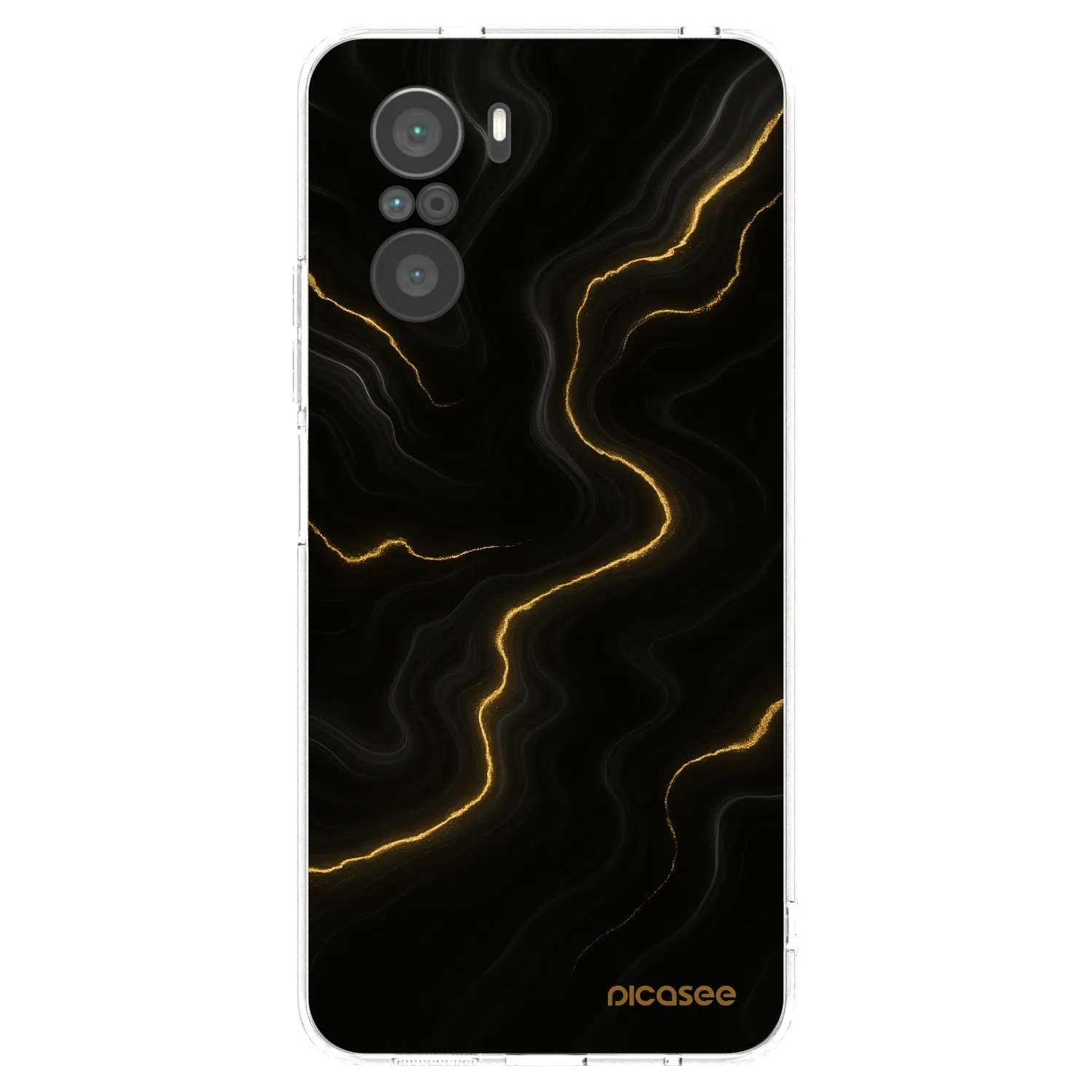 Picasee διαφανής θήκη σιλικόνης Xiaomi Poco F3 - Thunder