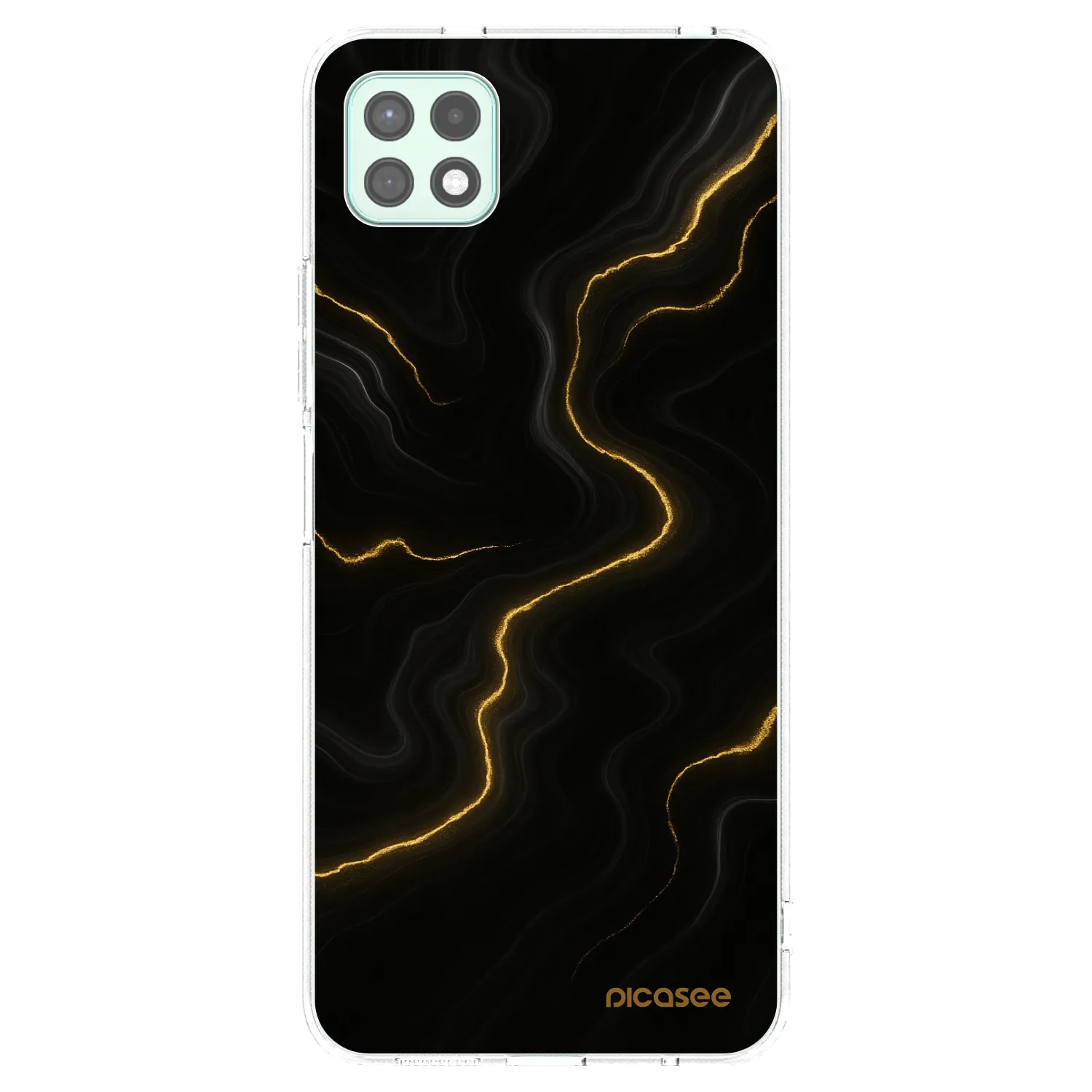 Picasee διαφανής θήκη σιλικόνης Samsung Galaxy A22 A226B 5G - Thunder