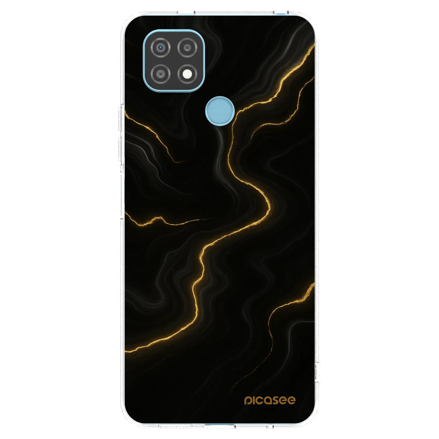 Picasee διαφανής θήκη σιλικόνης Realme C21 - Thunder