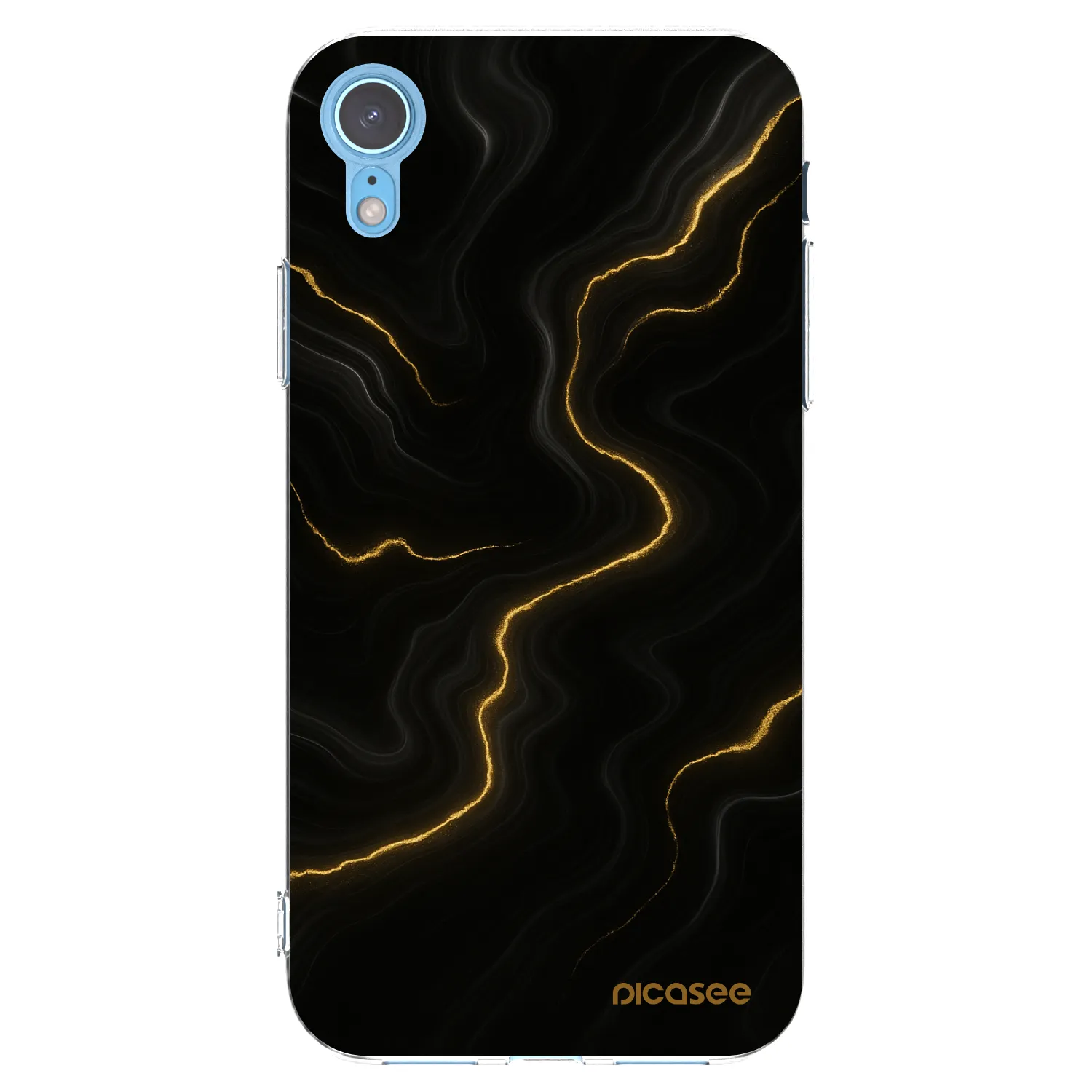 Picasee διαφανής θήκη σιλικόνης Apple iPhone XR - Thunder