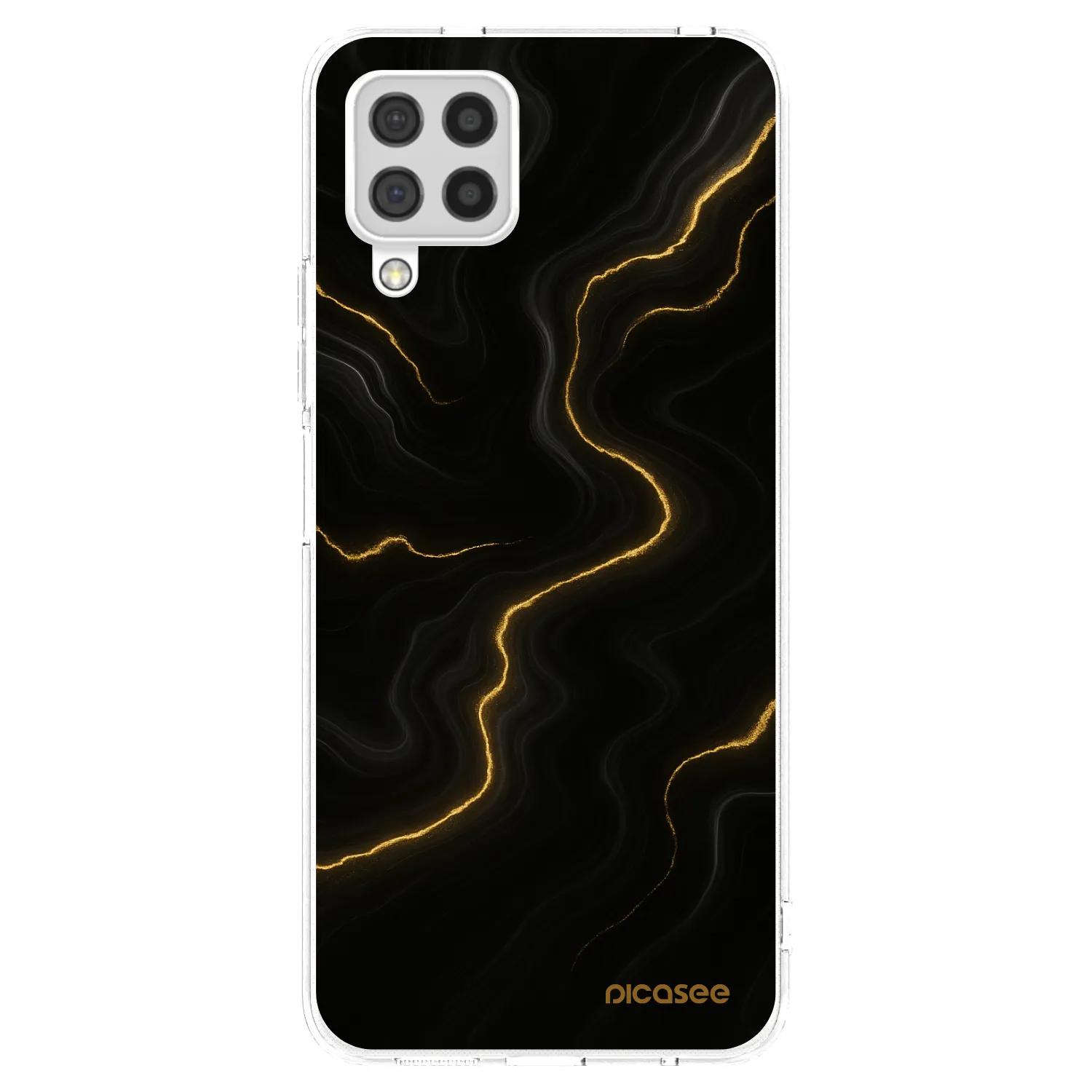 Picasee διαφανής θήκη σιλικόνης Samsung Galaxy A22 A225F 4G - Thunder
