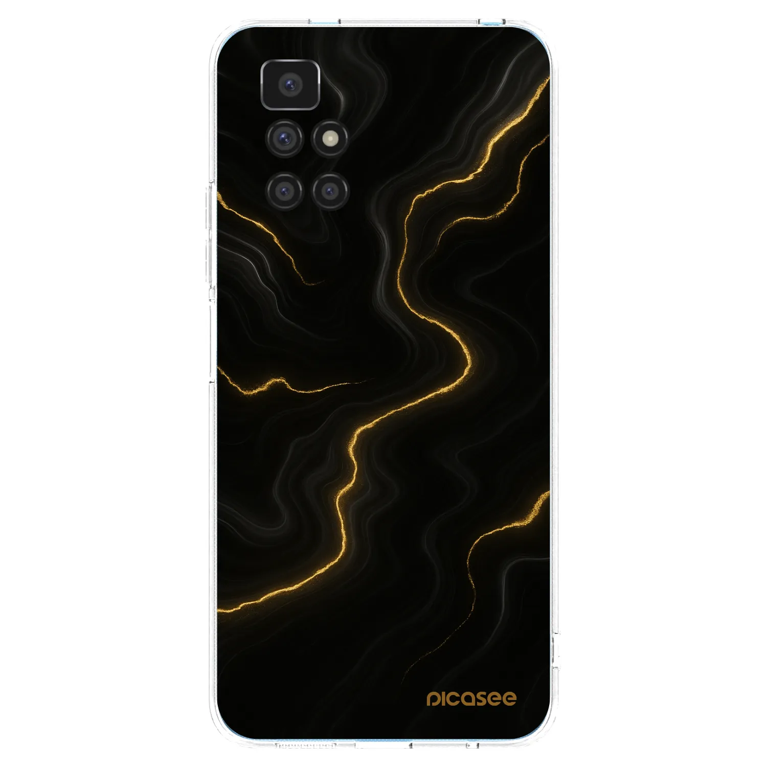 Picasee διαφανής θήκη σιλικόνης Xiaomi Redmi 10 - Thunder