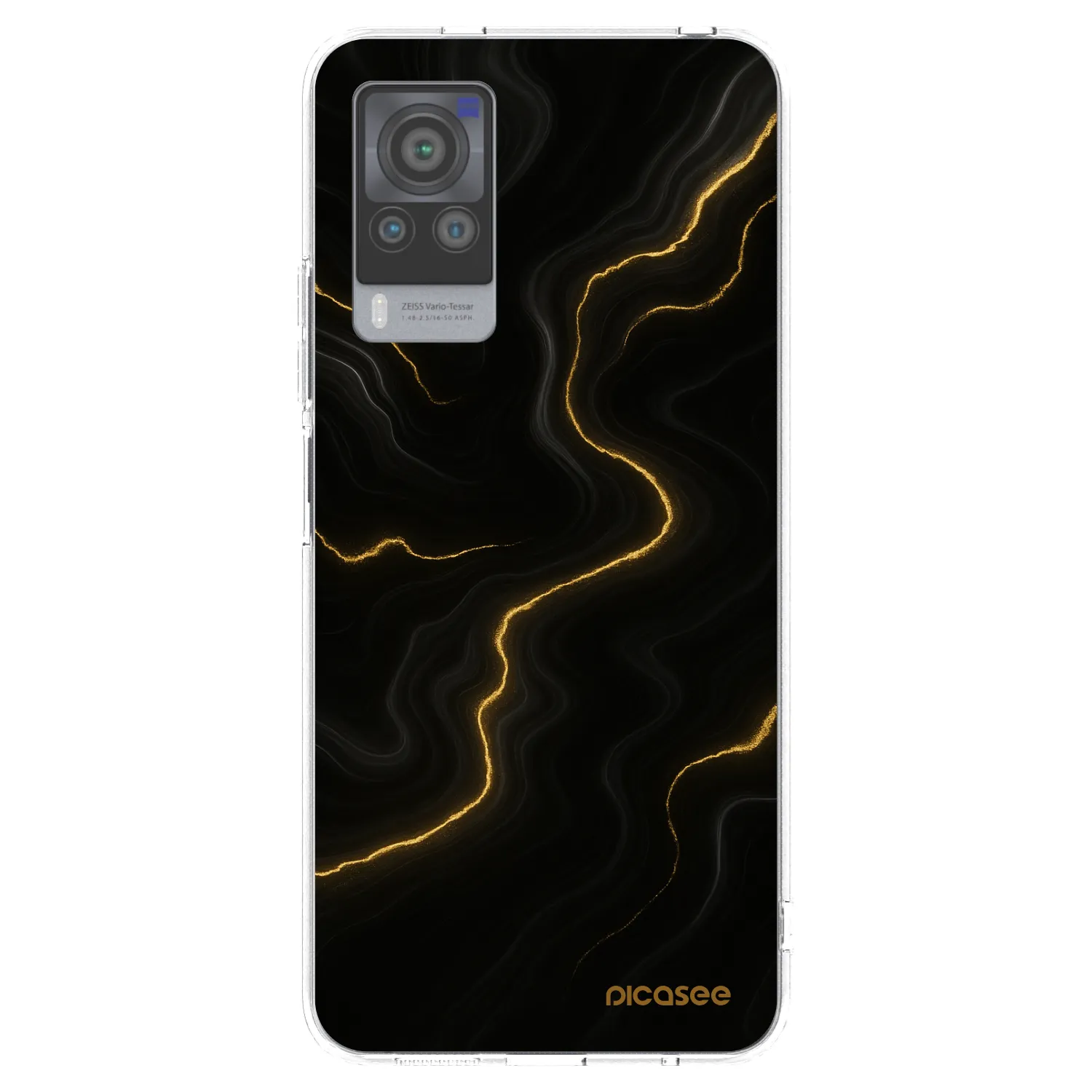 Picasee διαφανής θήκη σιλικόνης Vivo X60 Pro 5G - Thunder