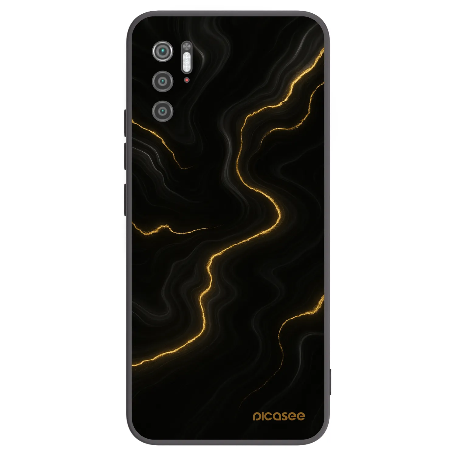 Picasee Μαύρη θήκη σιλικόνης για Xiaomi Poco M3 Pro 5G - Thunder