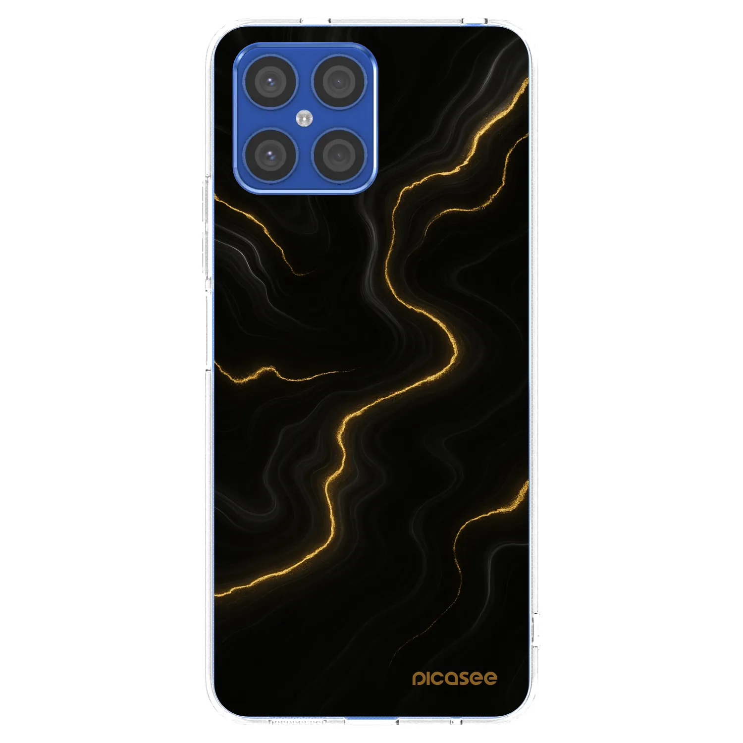 Picasee διαφανής θήκη σιλικόνης Honor X8 4G - Thunder