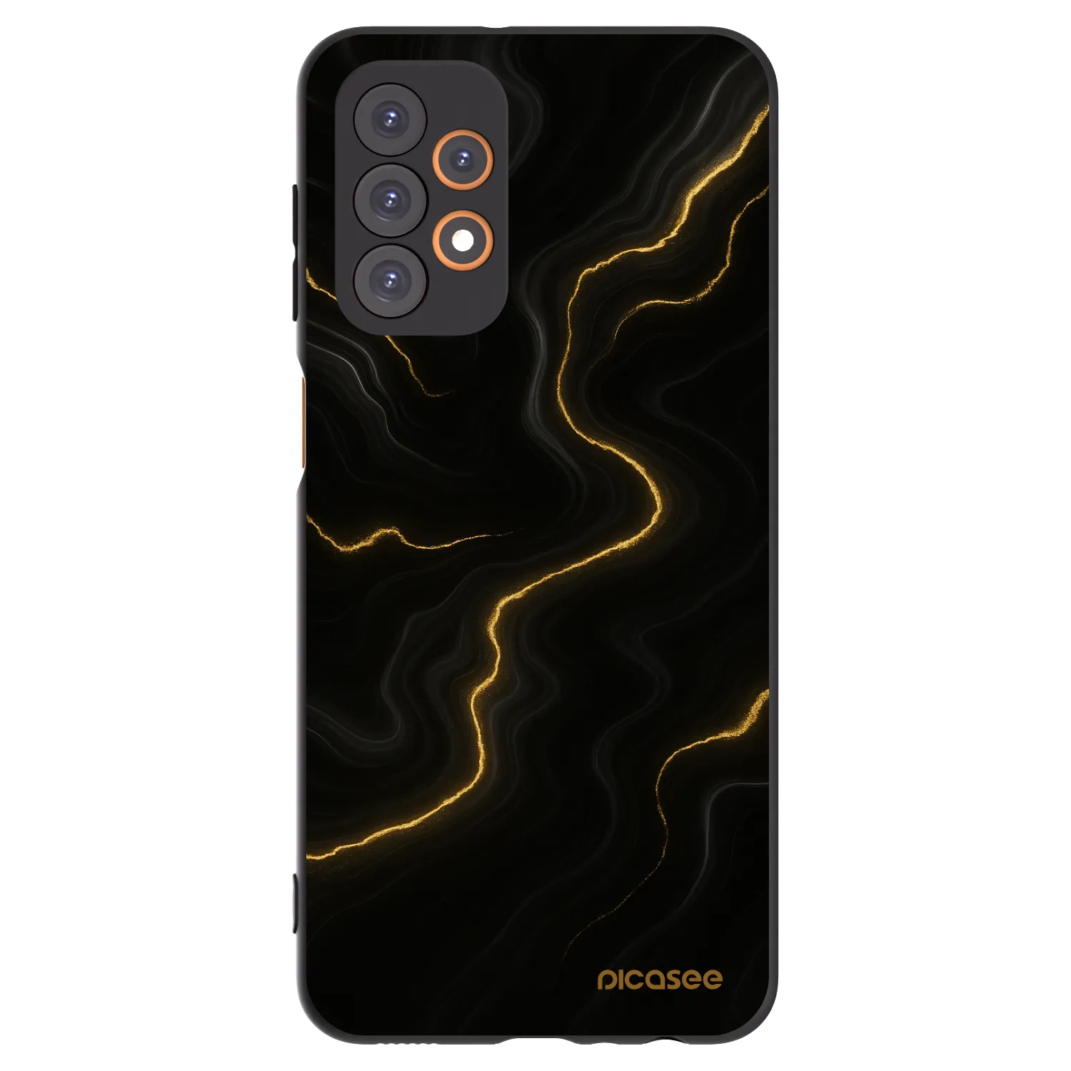 Picasee Μαύρη θήκη σιλικόνης για Samsung Galaxy A23 A236B 5G - Thunder