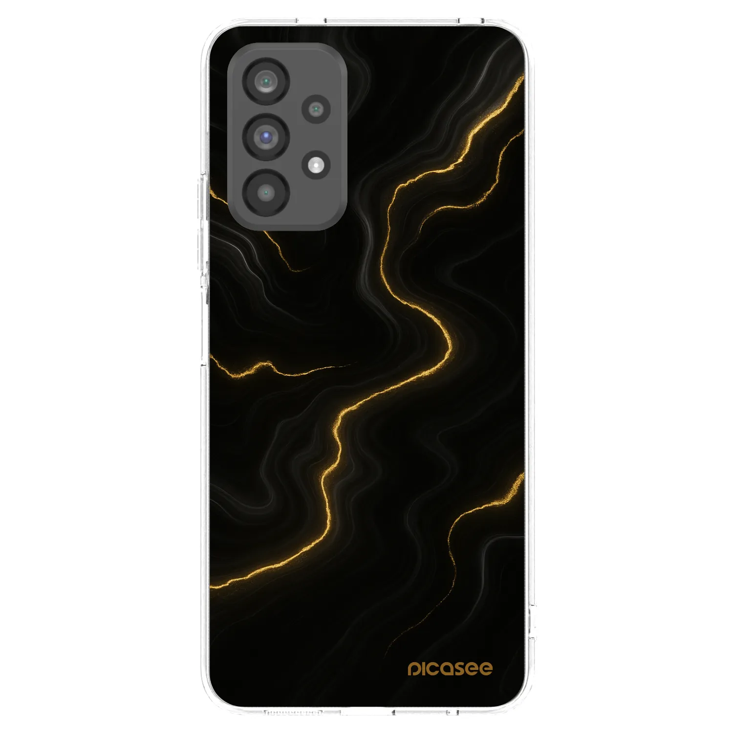 Picasee διαφανής θήκη σιλικόνης Samsung Galaxy A73 5G - Thunder