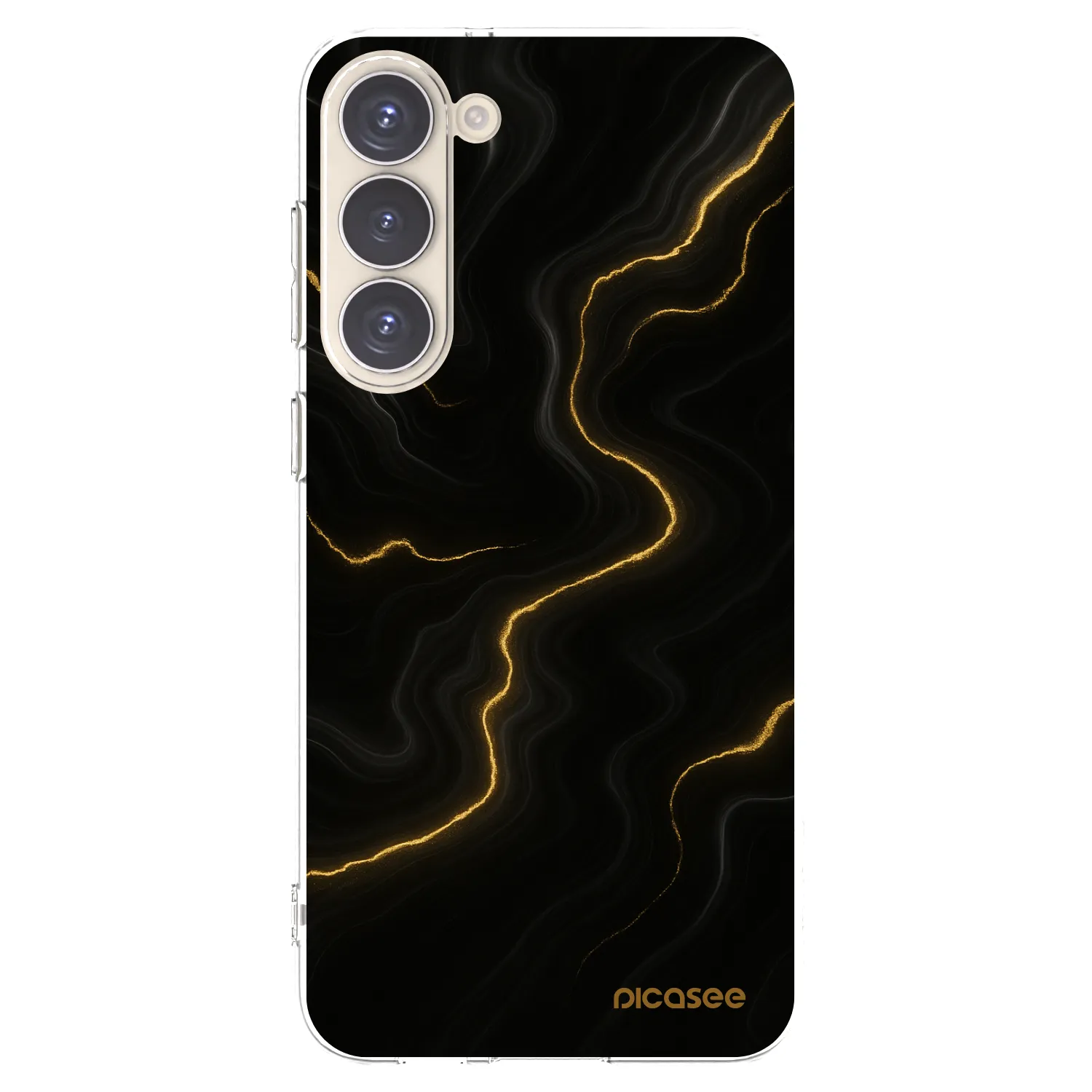 Picasee διαφανής θήκη σιλικόνης Samsung Galaxy S23+ 5G - Thunder