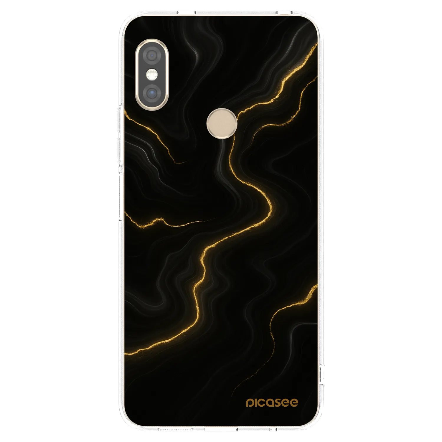 Picasee διαφανής θήκη σιλικόνης Xiaomi Redmi Note 5 Global - Thunder