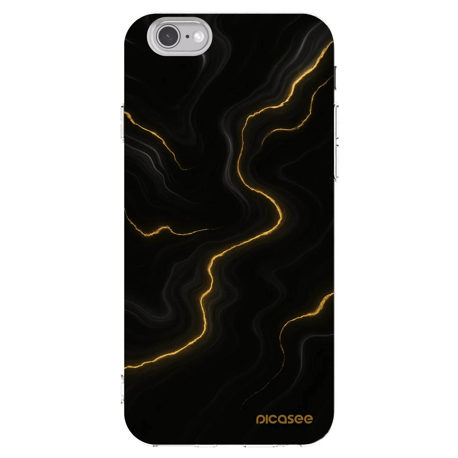 Picasee διαφανής θήκη σιλικόνης Apple iPhone 6/6S - Thunder