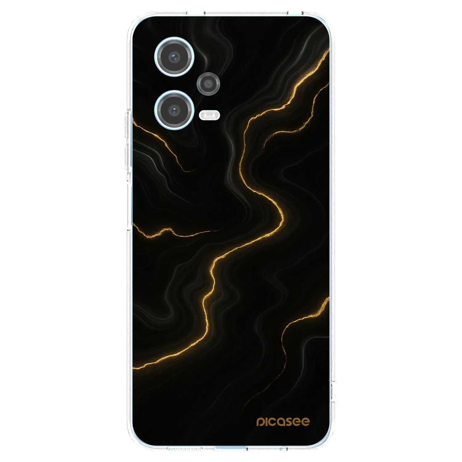 Picasee διαφανής θήκη σιλικόνης Xiaomi Redmi Note 12 5G - Thunder