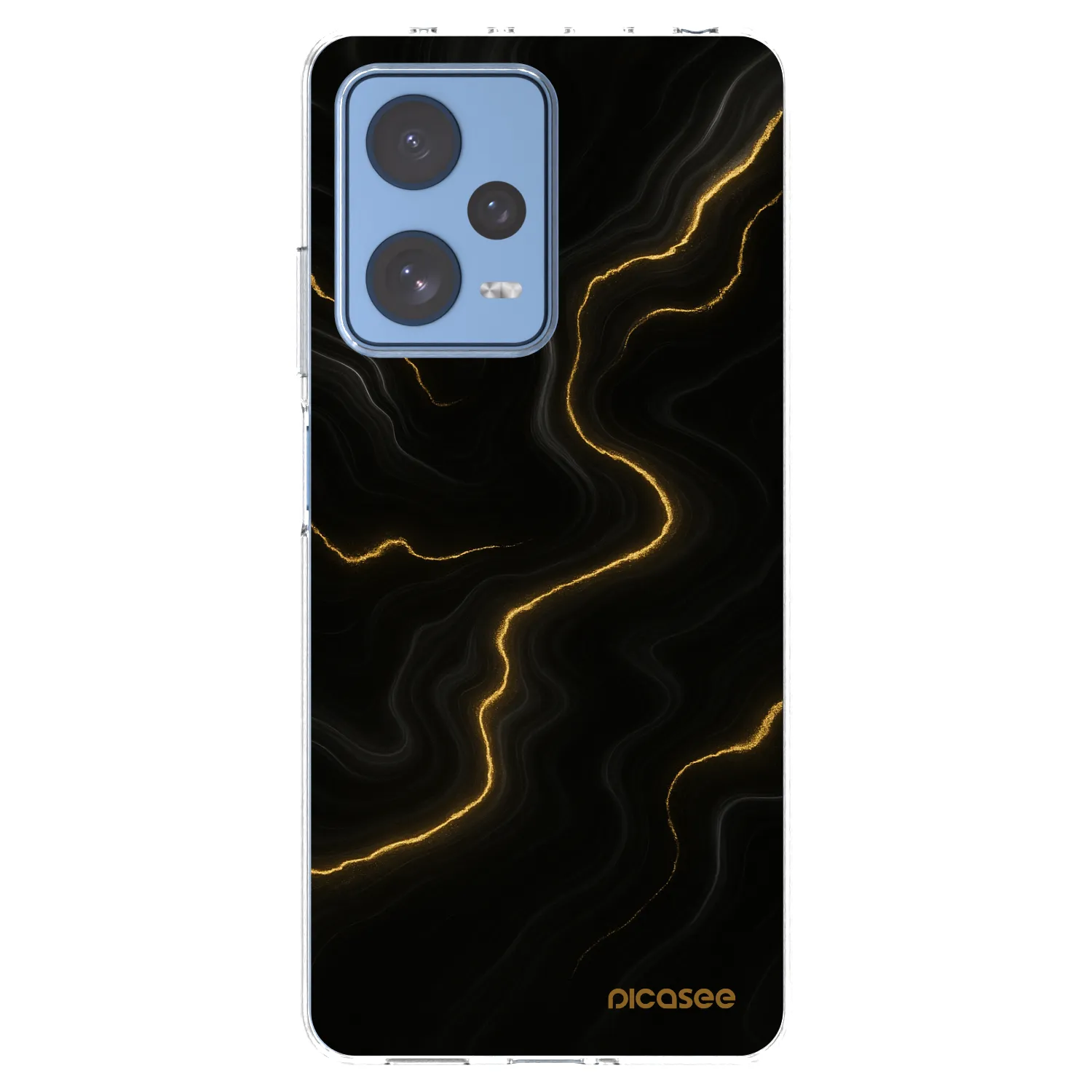 Picasee διαφανής θήκη σιλικόνης Xiaomi Redmi Note 12 Pro 5G - Thunder