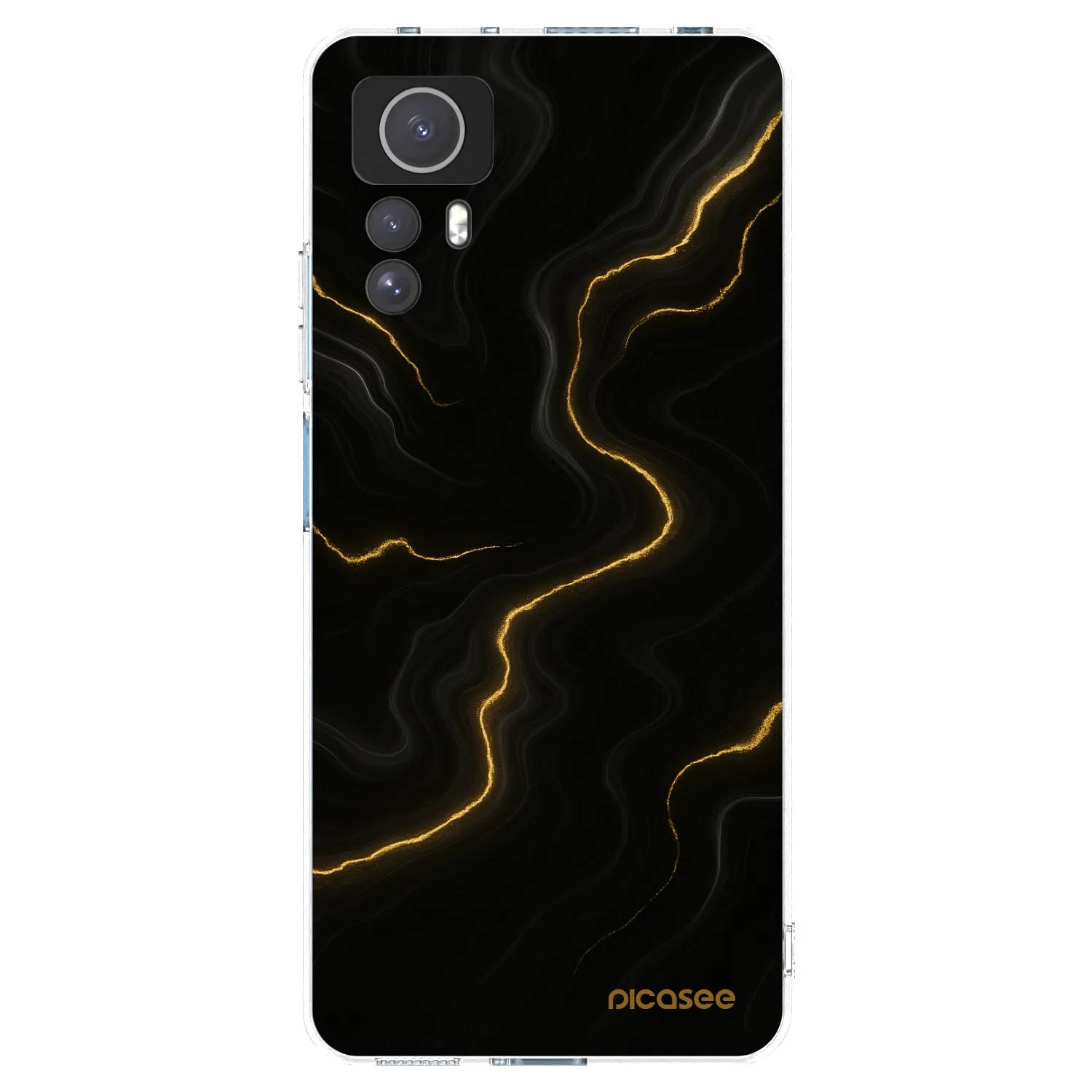Picasee διαφανής θήκη σιλικόνης Xiaomi Redmi Note 12S - Thunder