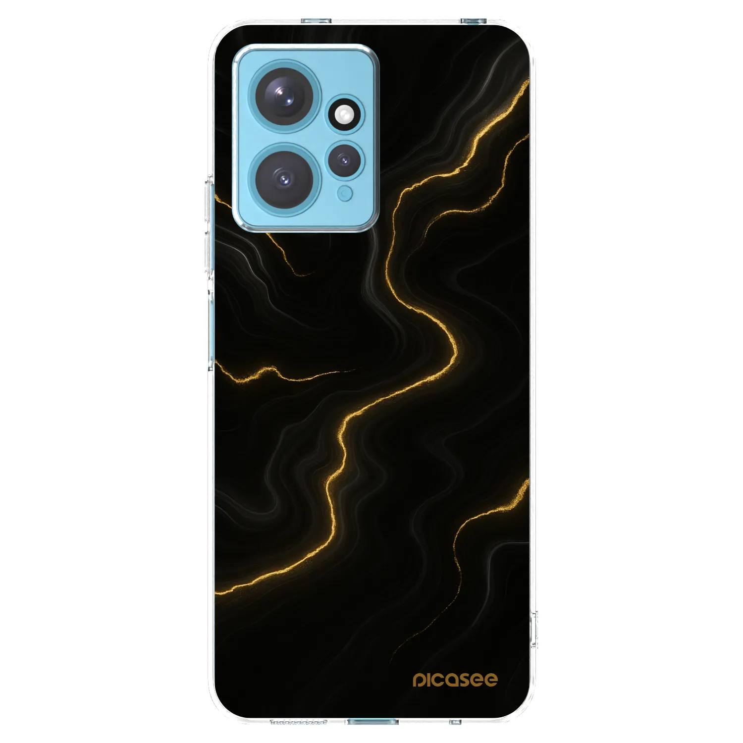 Picasee διαφανής θήκη σιλικόνης Xiaomi Redmi Note 12 4G - Thunder