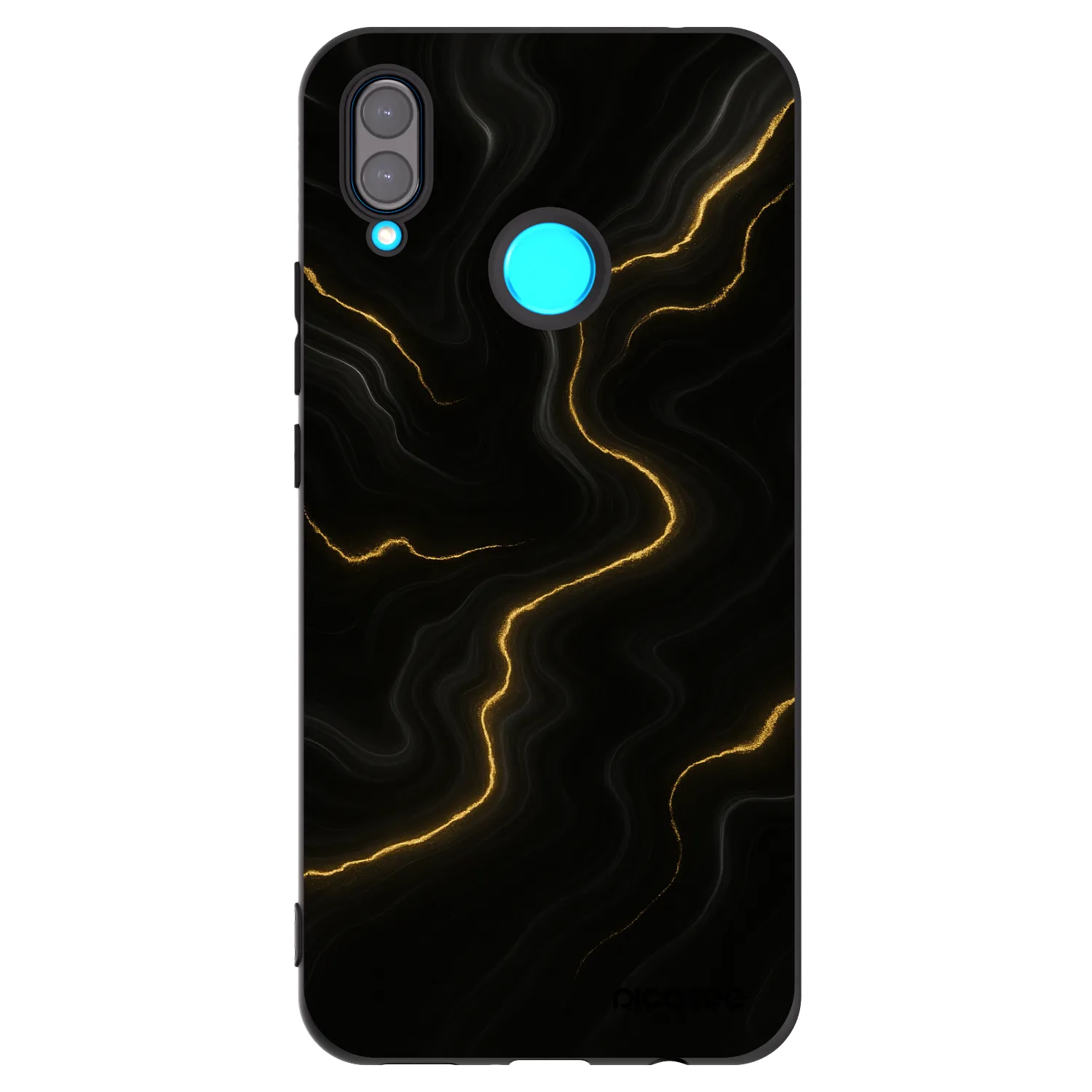Picasee Μαύρη θήκη σιλικόνης για Huawei Nova 3i - Thunder