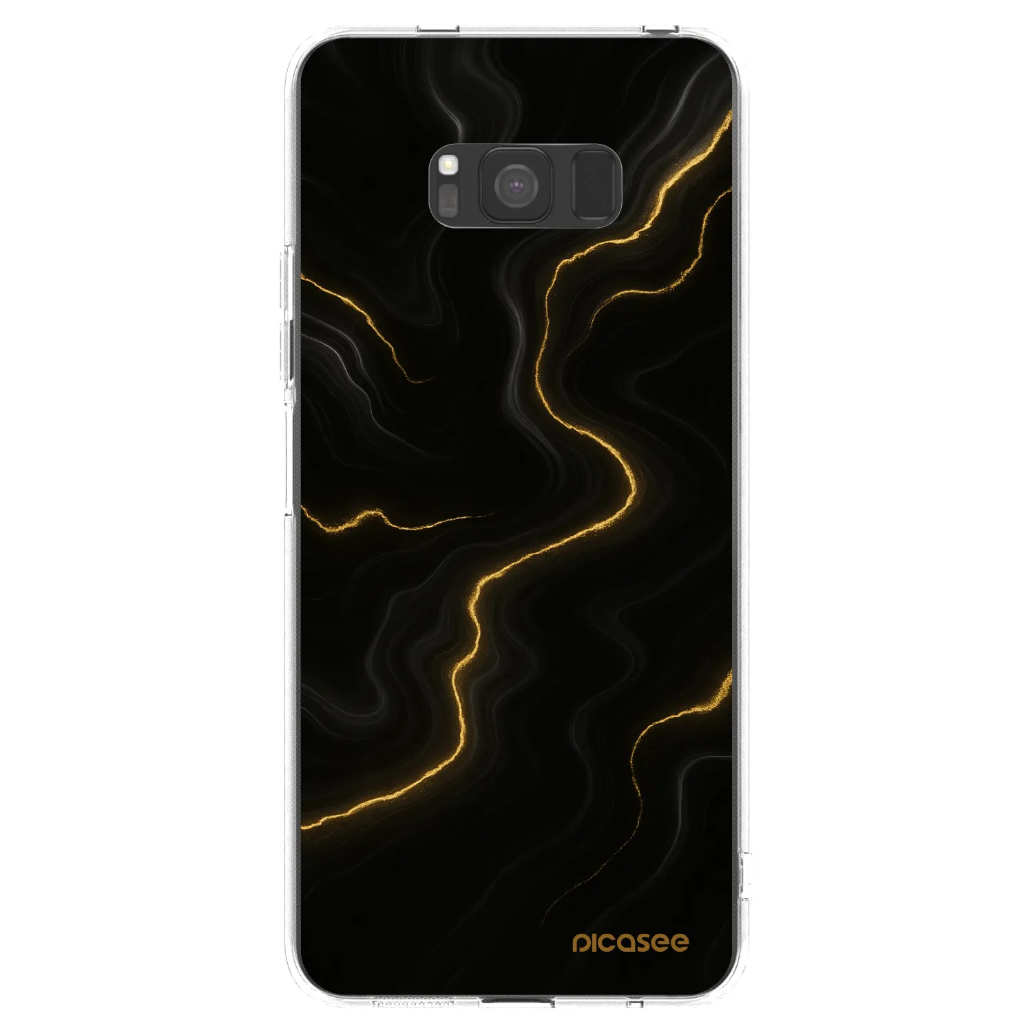 Picasee διαφανής θήκη σιλικόνης Samsung Galaxy S8 G950F - Thunder