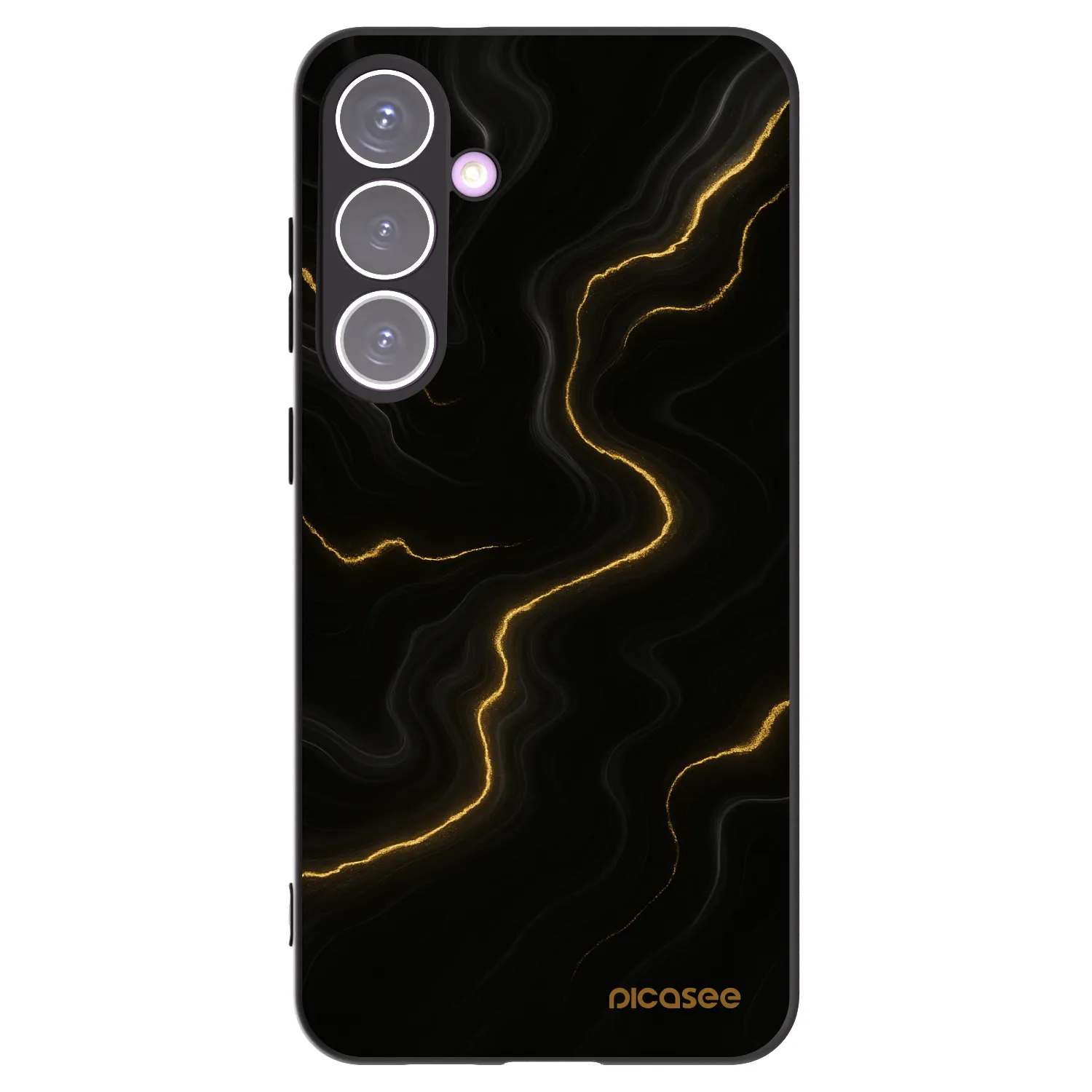 Picasee Μαύρη θήκη σιλικόνης για Samsung Galaxy S24+ S926B 5G - Thunder