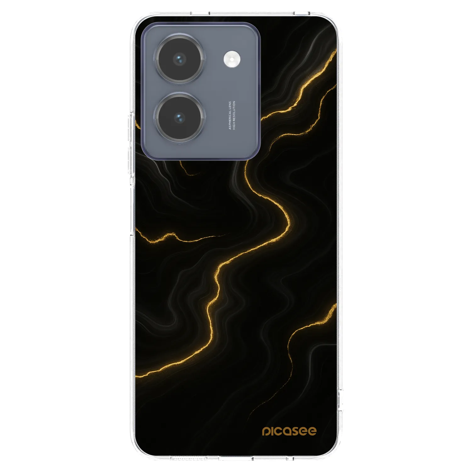 Picasee διαφανής θήκη σιλικόνης Vivo Y36 4G - Thunder