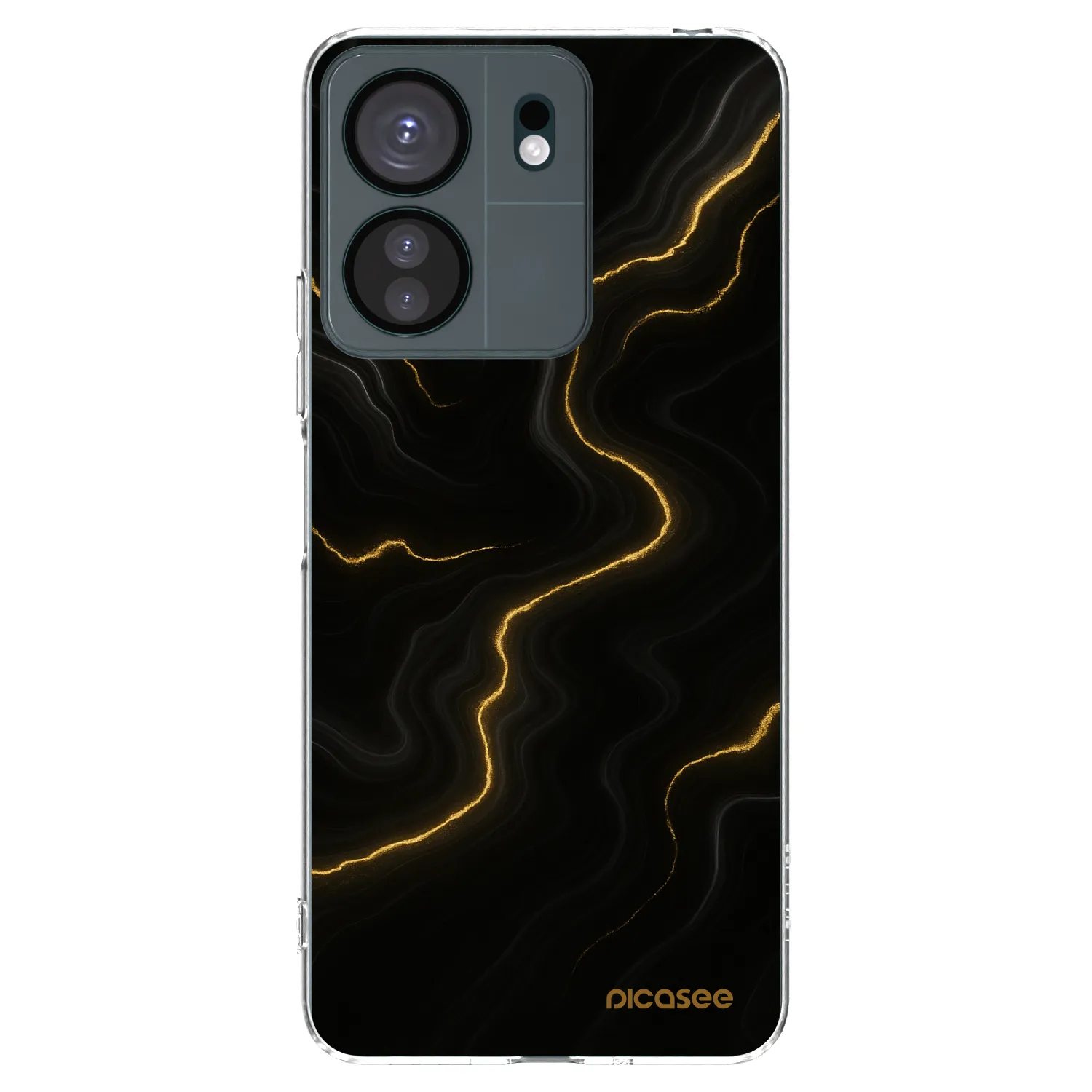 Picasee διαφανής θήκη σιλικόνης Xiaomi Redmi 13C 4G - Thunder