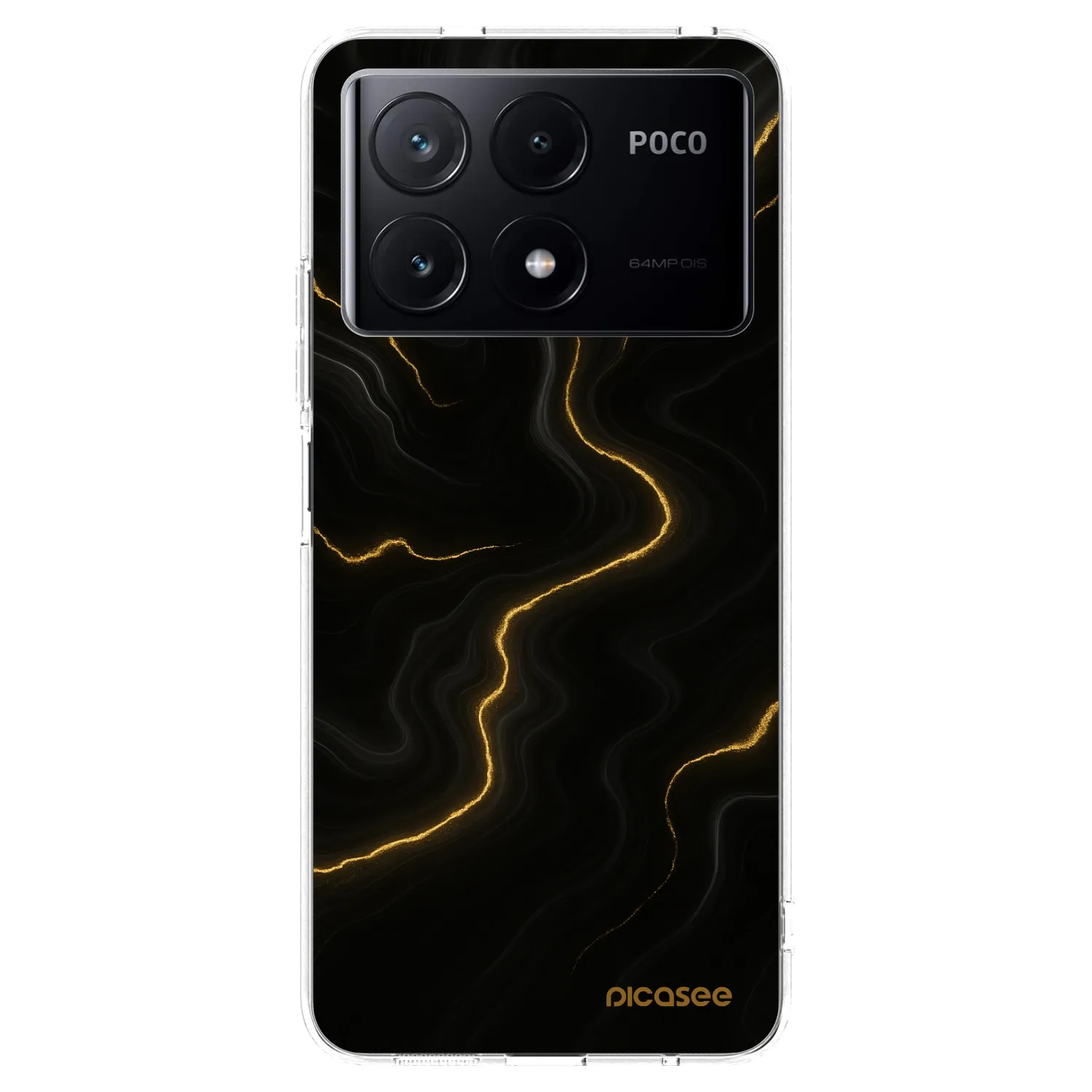 Picasee διαφανής θήκη σιλικόνης Xiaomi Poco X6 Pro - Thunder