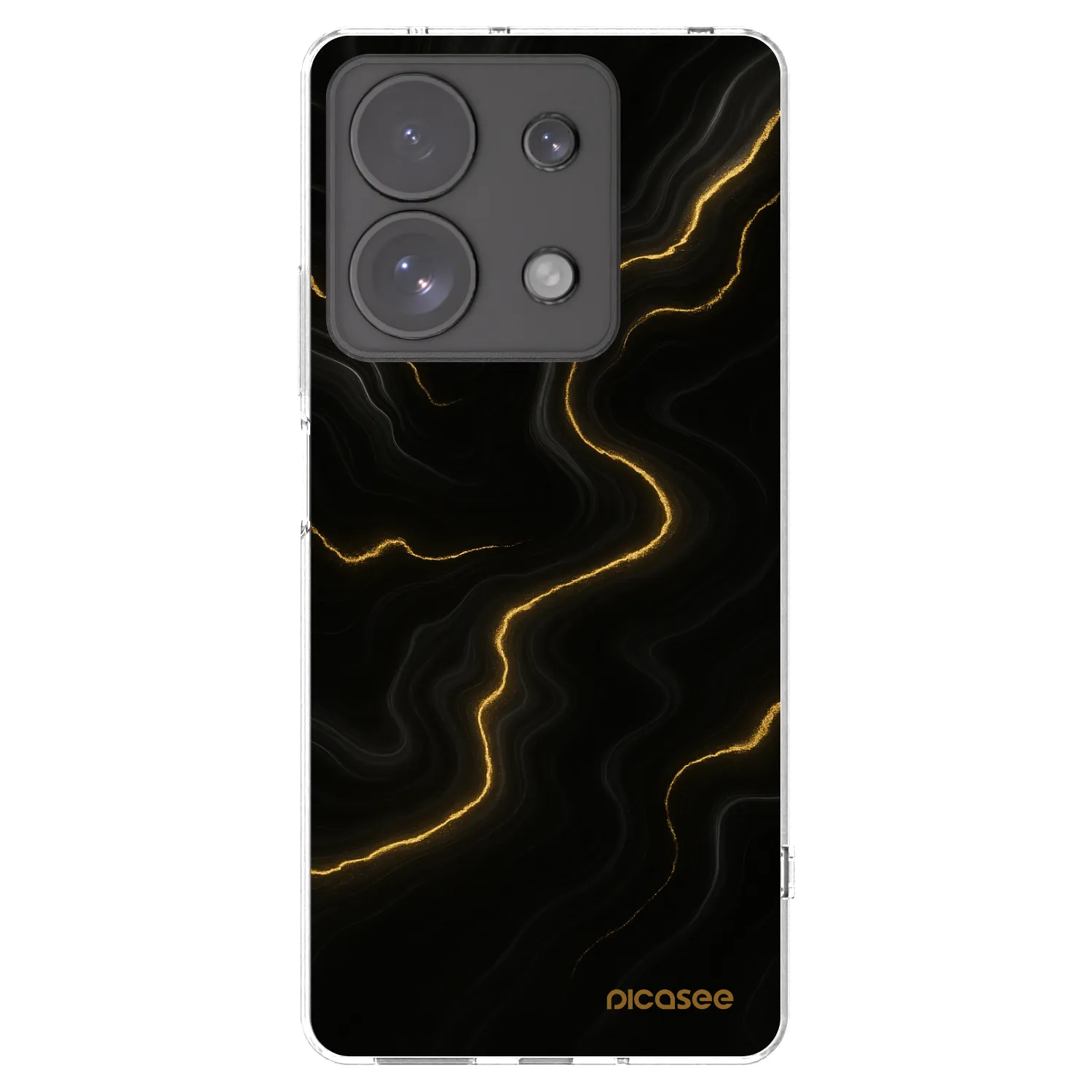 Picasee διαφανής θήκη σιλικόνης Xiaomi Redmi Note 13 Pro 4G - Thunder