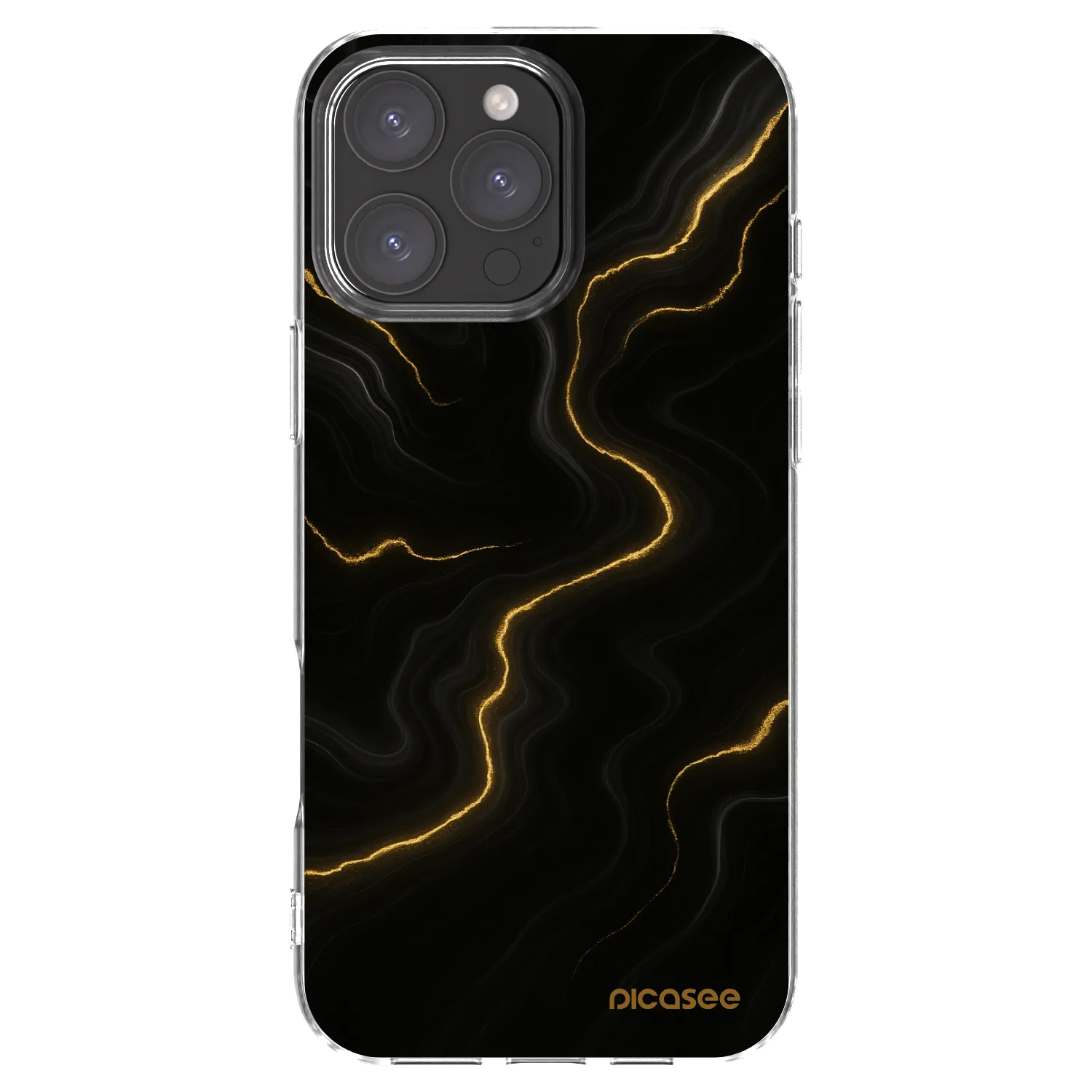 Picasee διαφανής θήκη σιλικόνης Apple iPhone 16 Pro Max - Thunder