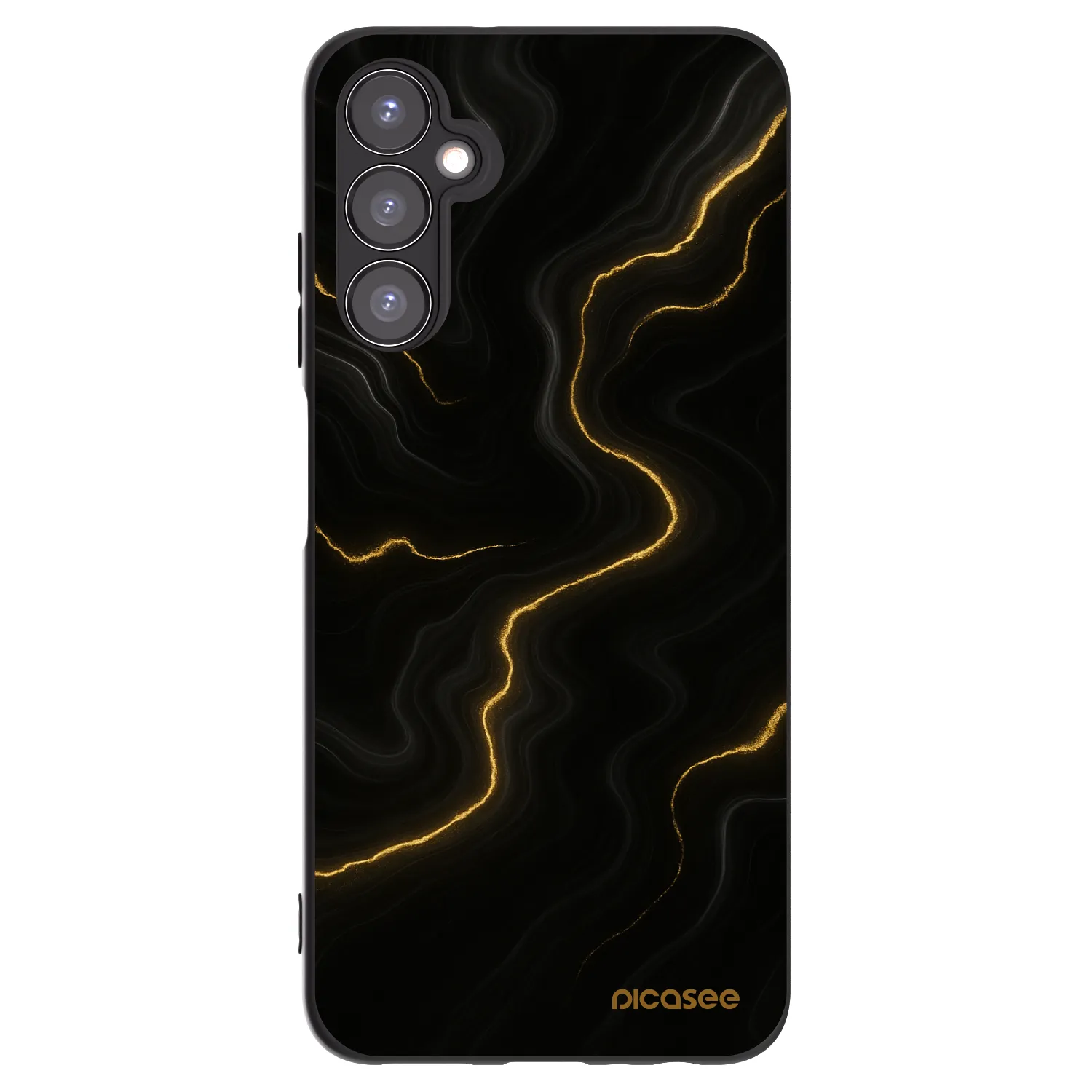 Picasee Μαύρη θήκη σιλικόνης για Samsung Galaxy A05s A057G - Thunder