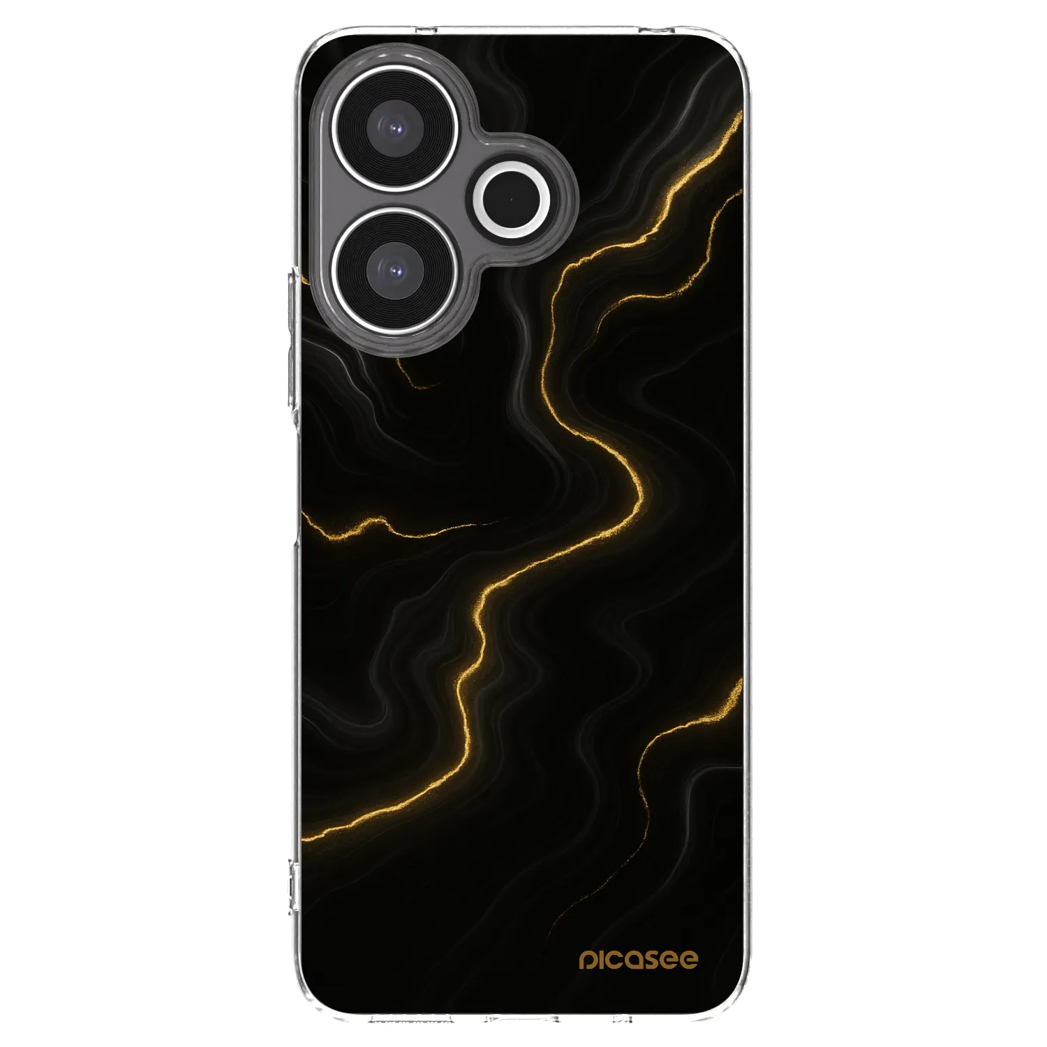 Picasee διαφανής θήκη σιλικόνης Xiaomi Redmi 13 4G - Thunder