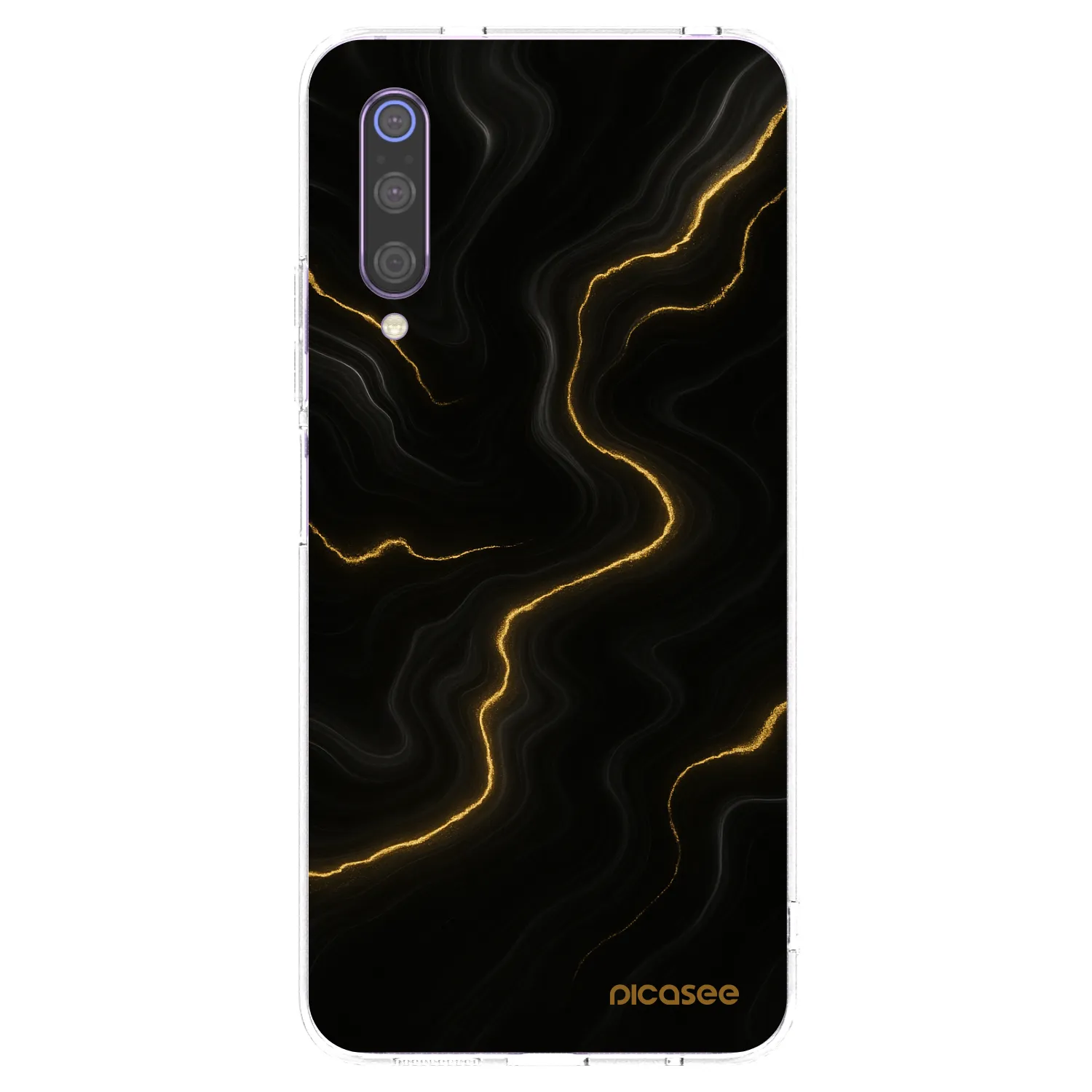 Picasee διαφανής θήκη σιλικόνης Xiaomi Mi 9 - Thunder