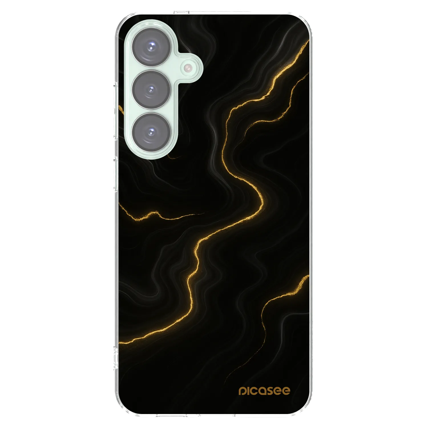 Picasee διαφανής θήκη σιλικόνης Samsung Galaxy S25+ 5G - Thunder