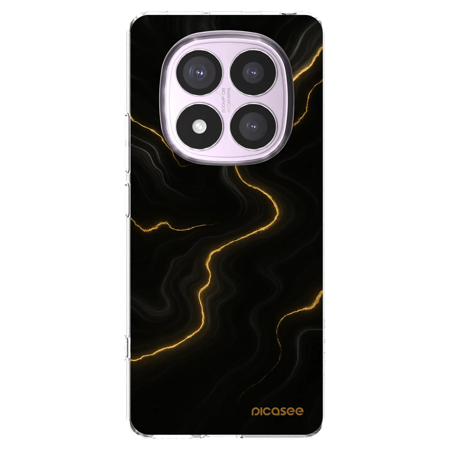 Picasee διαφανής θήκη σιλικόνης Xiaomi Redmi Note 14 Pro 4G - Thunder