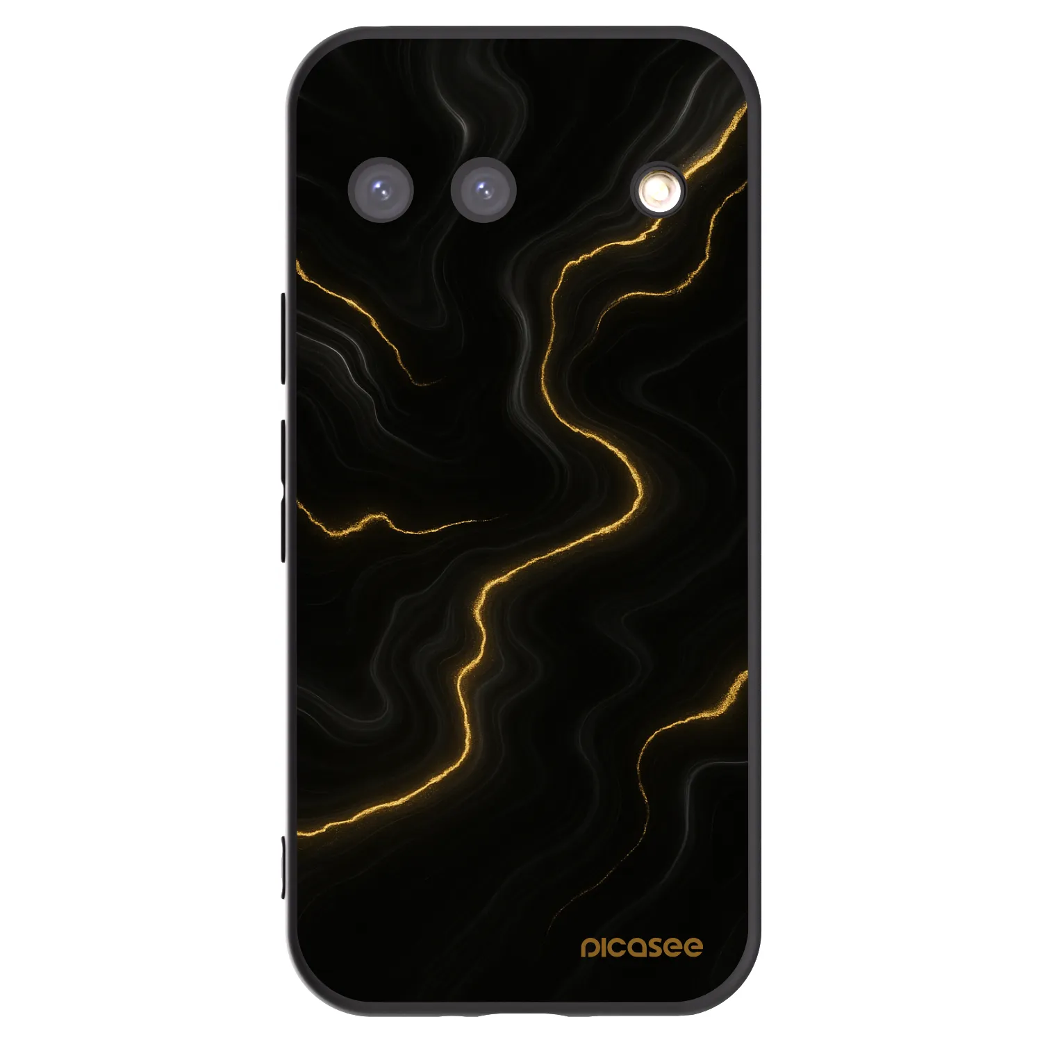 Picasee Μαύρη θήκη σιλικόνης για Google Pixel 9 - Thunder