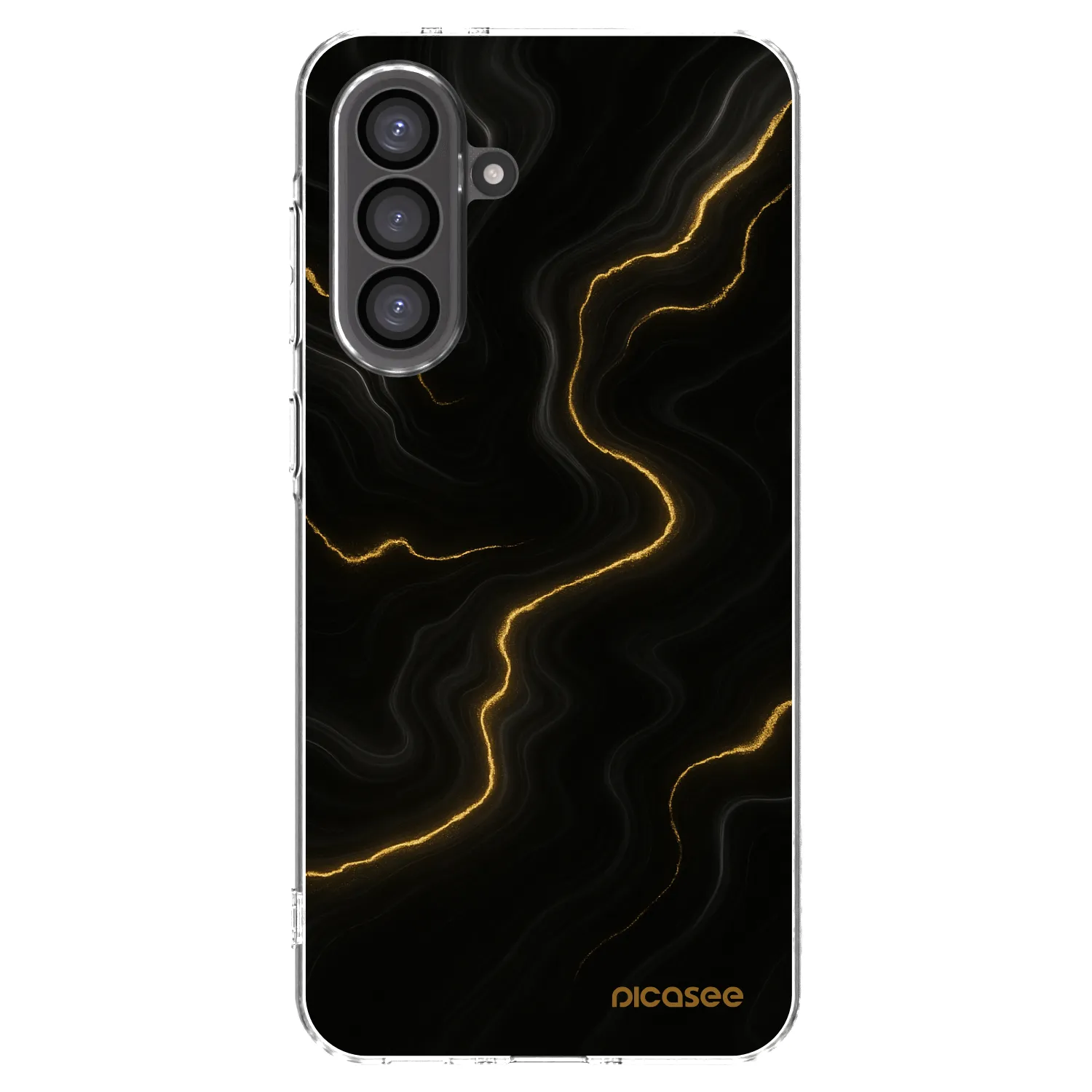 Picasee διαφανής θήκη σιλικόνης Samsung Galaxy A36 5G - Thunder
