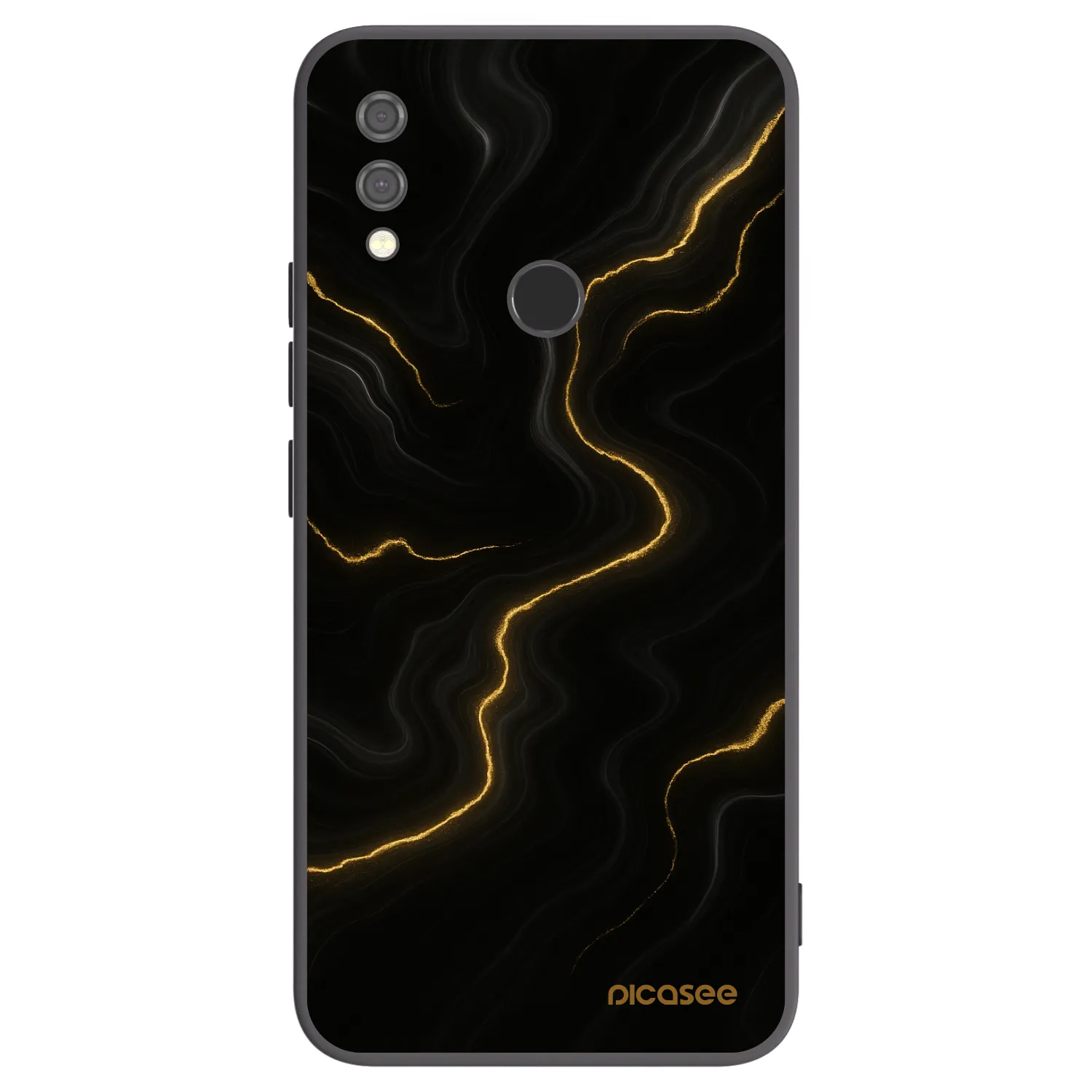 Picasee Μαύρη θήκη σιλικόνης για Xiaomi Redmi Note 7 - Thunder