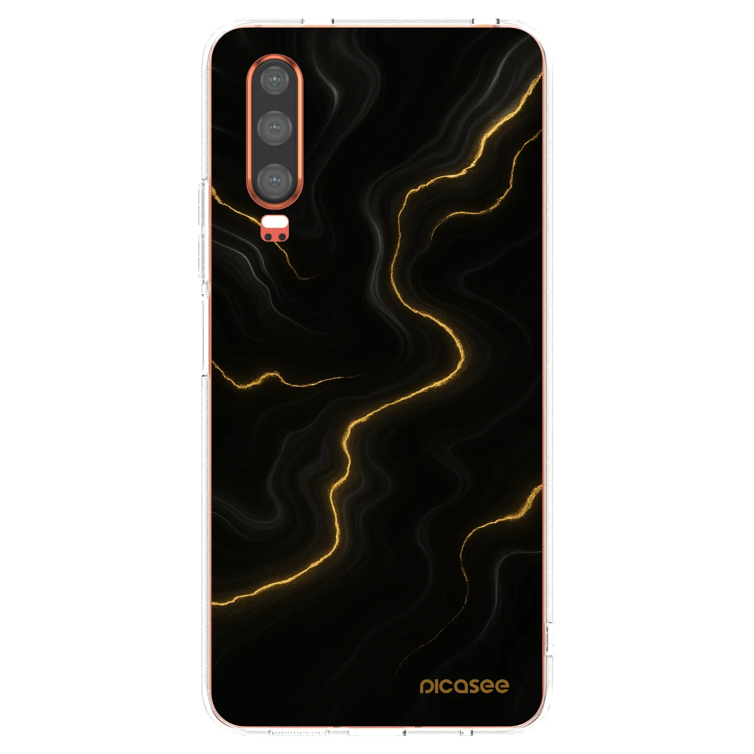 Picasee διαφανής θήκη σιλικόνης Huawei P30 - Thunder
