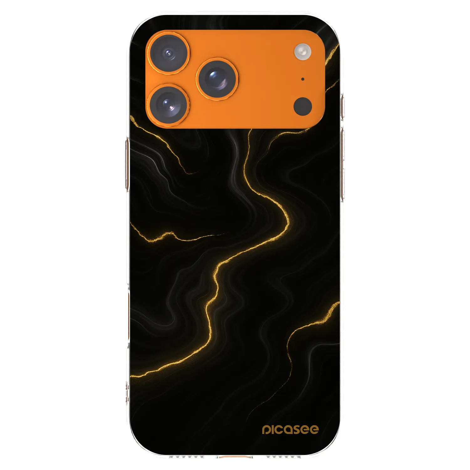 Picasee διαφανής θήκη σιλικόνης Apple iPhone 17 Pro Max - Thunder