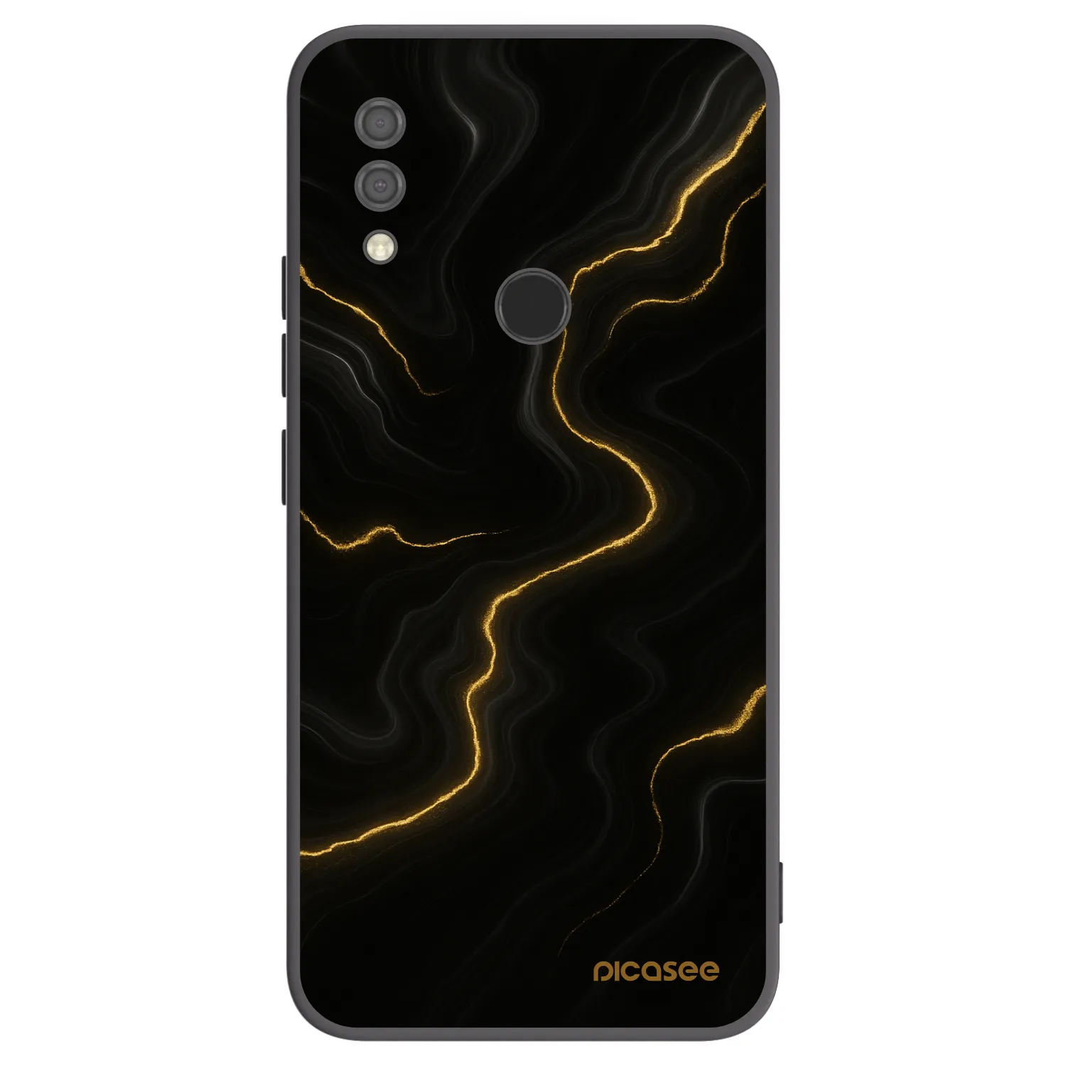 Picasee Μαύρη θήκη σιλικόνης για Xiaomi Redmi 7 - Thunder